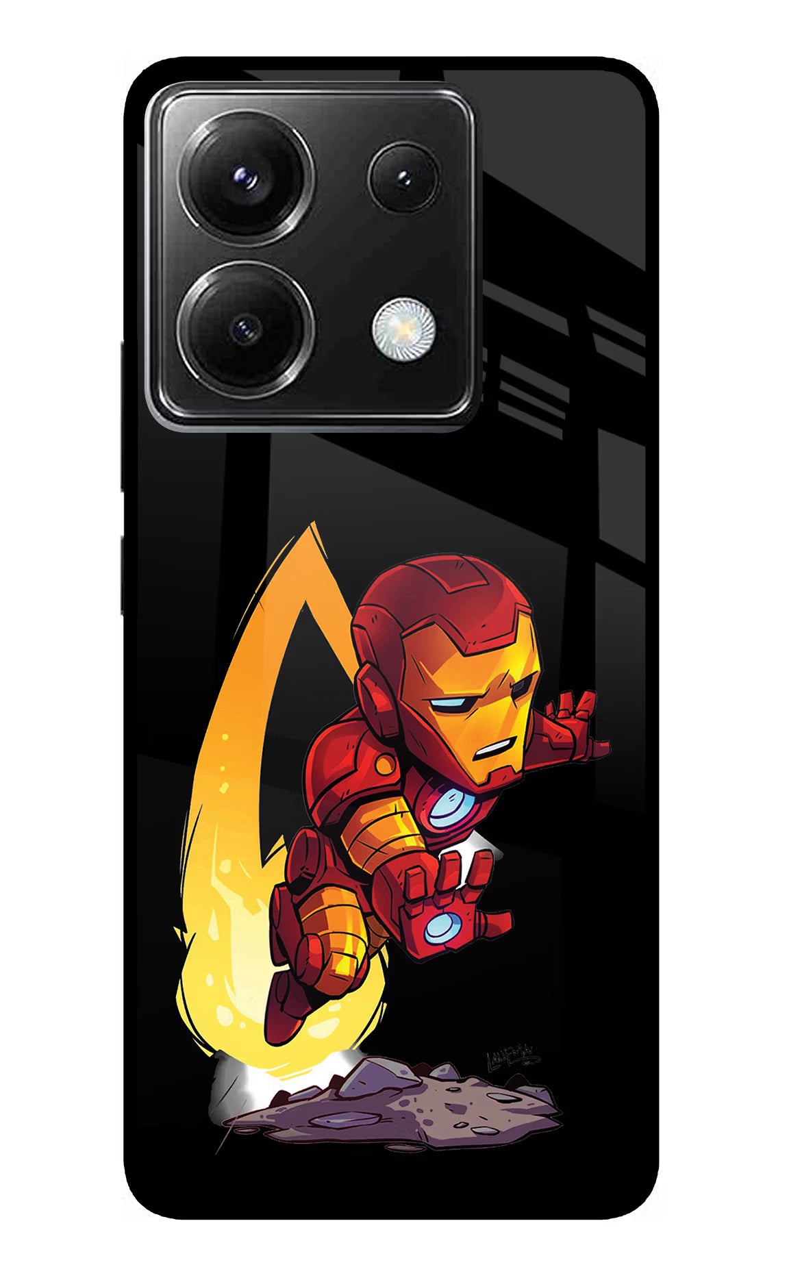 IronMan Poco X6 Glass Case - IronMan Poco X6 Glass Case IronMan Poco X6 Glass Case