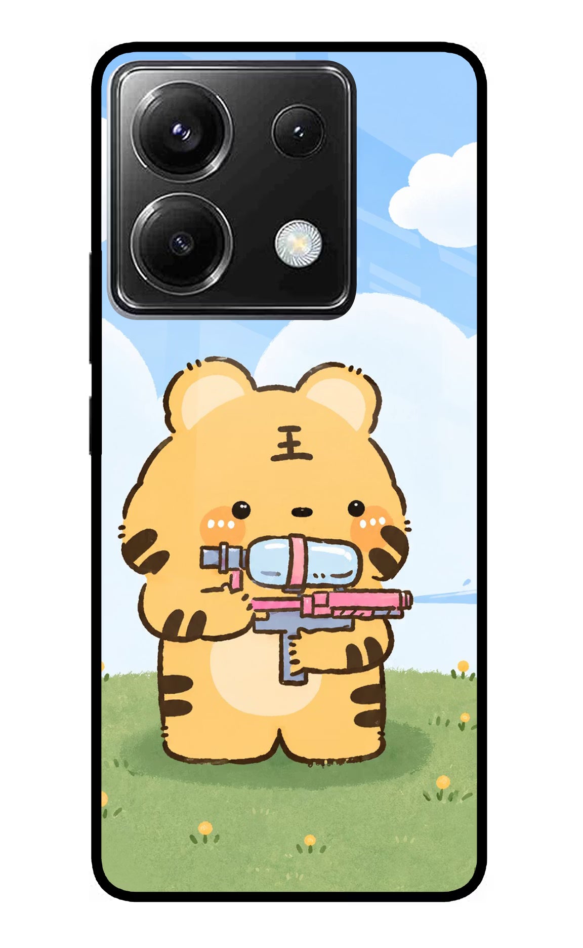 Tiger Treat Poco X6 Glass Case - Tiger Treat Poco X6 Glass Case Tiger Treat Poco X6 Glass Case