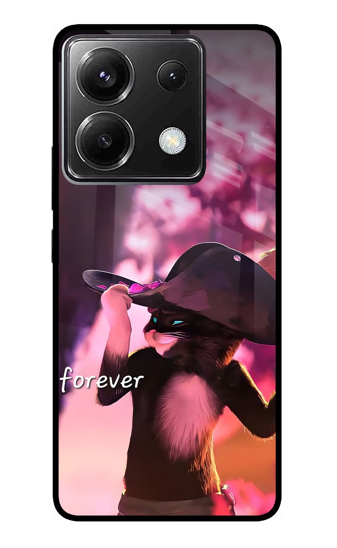 Forever Cat Poco X6 Glass Case - Forever Cat Poco X6 Glass Case Forever Cat Poco X6 Glass Case