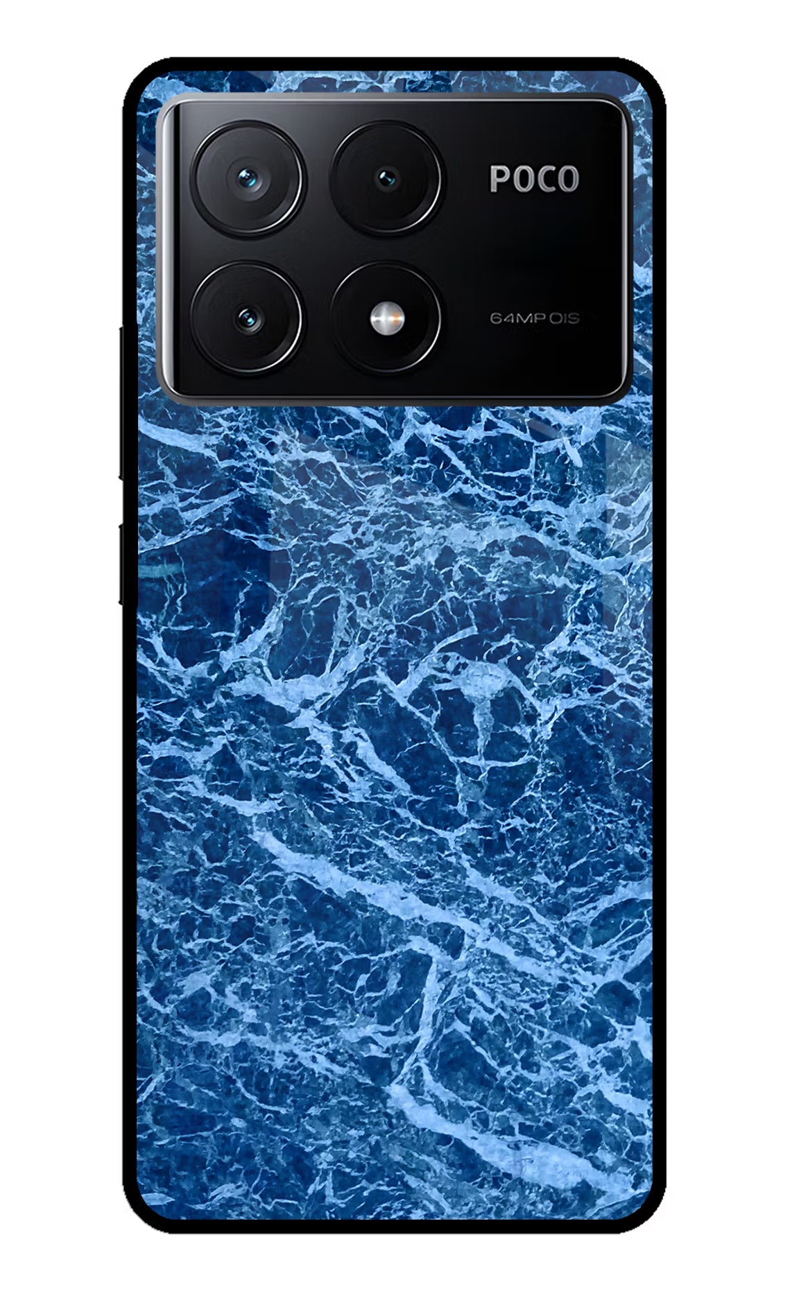 Blue Marble Poco X6 Pro Glass Case - Blue Marble Poco X6 Pro Glass Case Blue Marble Poco X6 Pro Glass Case