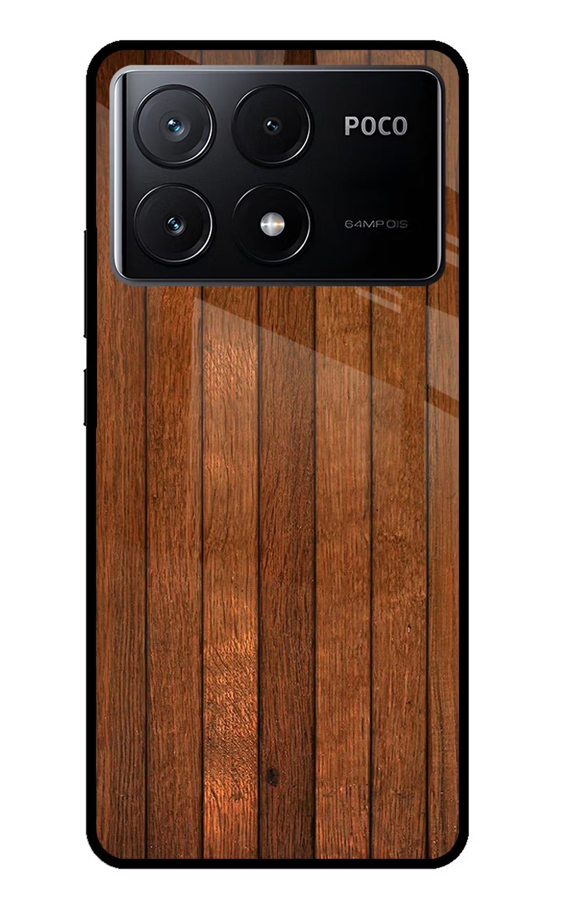 Wooden Artwork Bands Poco X6 Pro Glass Case - Wooden Artwork Bands Poco X6 Pro Glass Case Wooden Artwork Bands Poco X6 Pro Glass Case