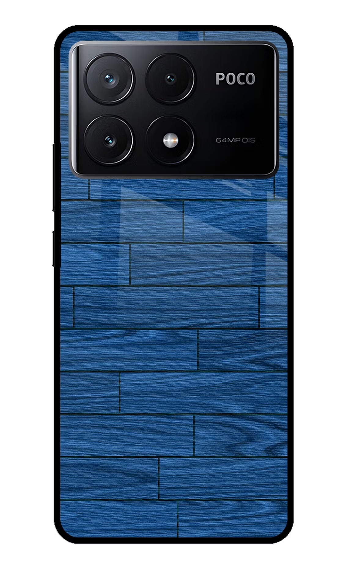 Wooden Texture Poco X6 Pro Glass Case - Wooden Texture Poco X6 Pro Glass Case Wooden Texture Poco X6 Pro Glass Case