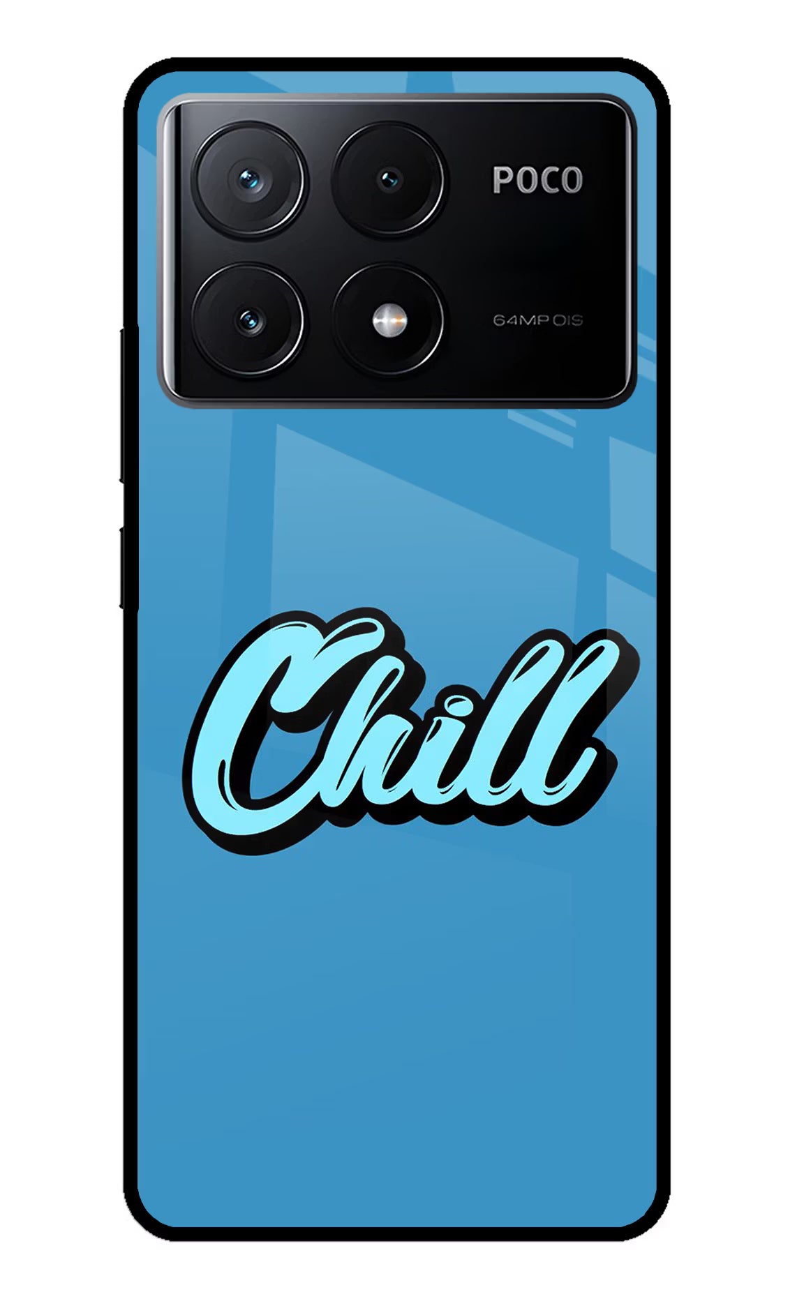Chill Poco X6 Pro Glass Case - Chill Poco X6 Pro Glass Case Chill Poco X6 Pro Glass Case