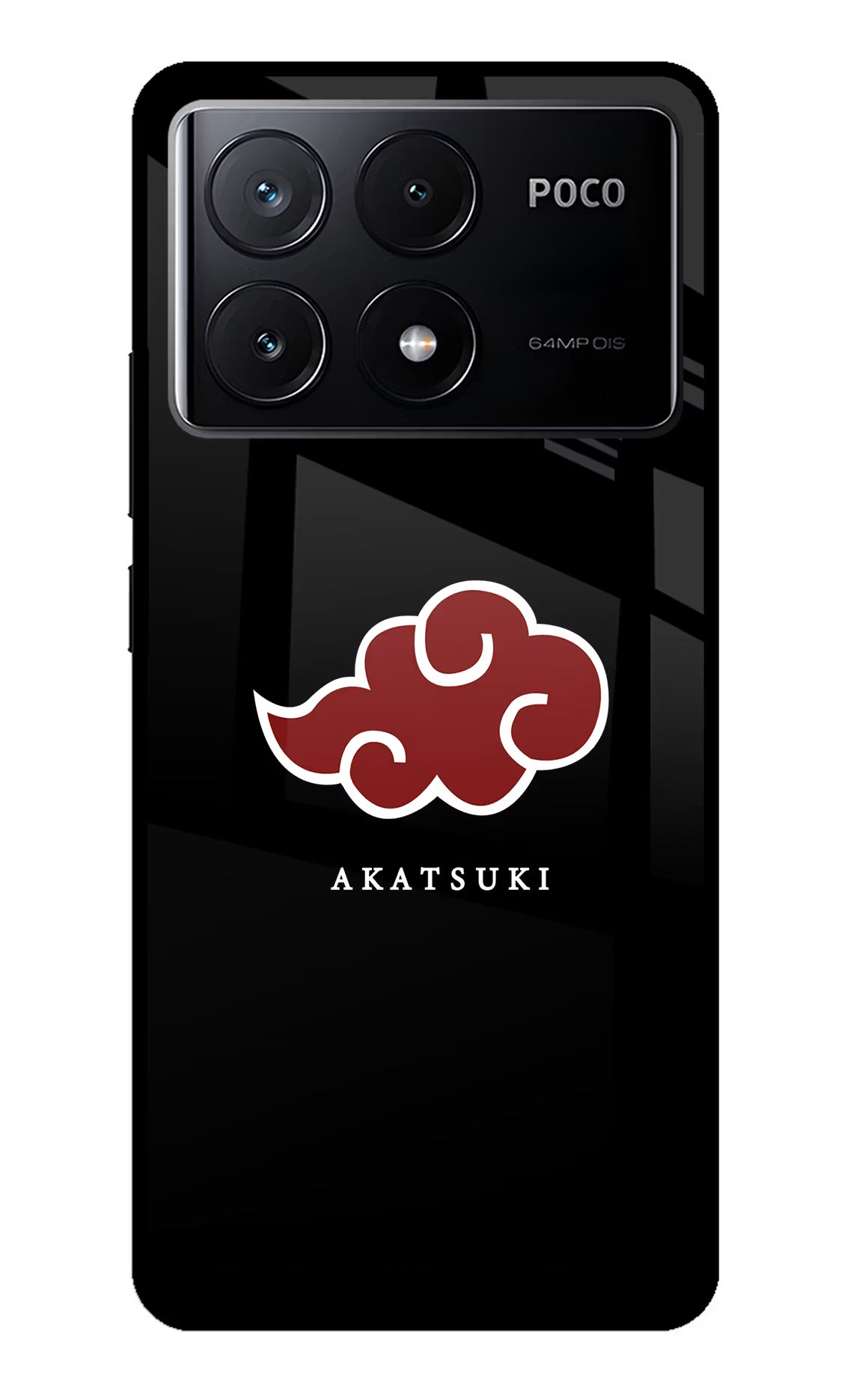 Akatsuki Poco X6 Pro Glass Case - Akatsuki Poco X6 Pro Glass Case Akatsuki Poco X6 Pro Glass Case