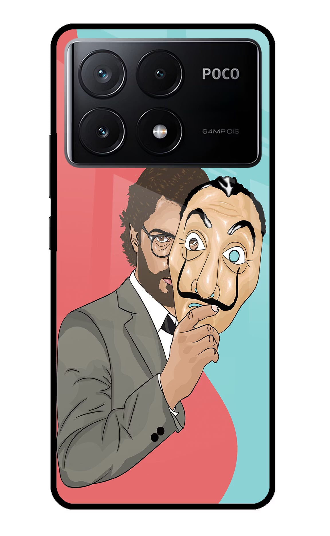 Professor Poco X6 Pro Glass Case - Professor Poco X6 Pro Glass Case Professor Poco X6 Pro Glass Case