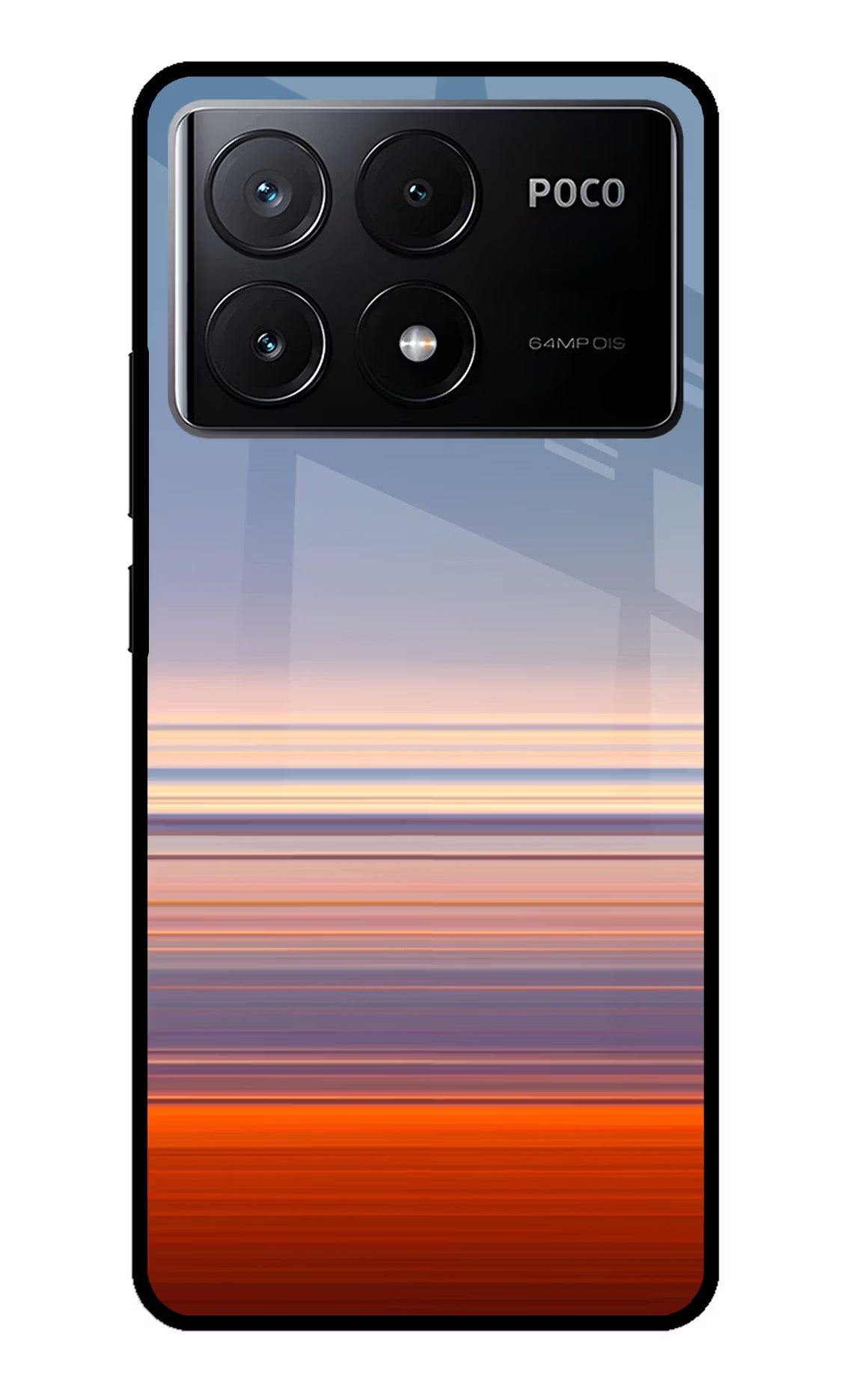 Morning Colors Poco X6 Pro Glass Case - Morning Colors Poco X6 Pro Glass Case Morning Colors Poco X6 Pro Glass Case