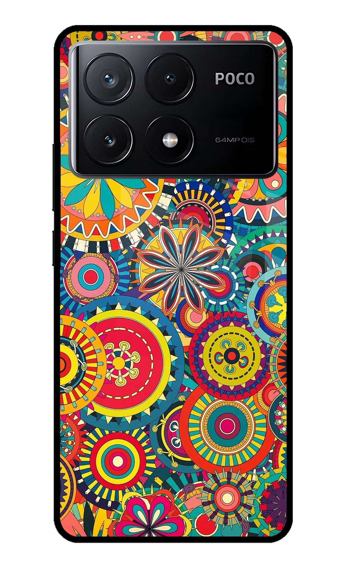 Gol Gol Art Poco X6 Pro Glass Case - Gol Gol Art Poco X6 Pro Glass Case Gol Gol Art Poco X6 Pro Glass Case