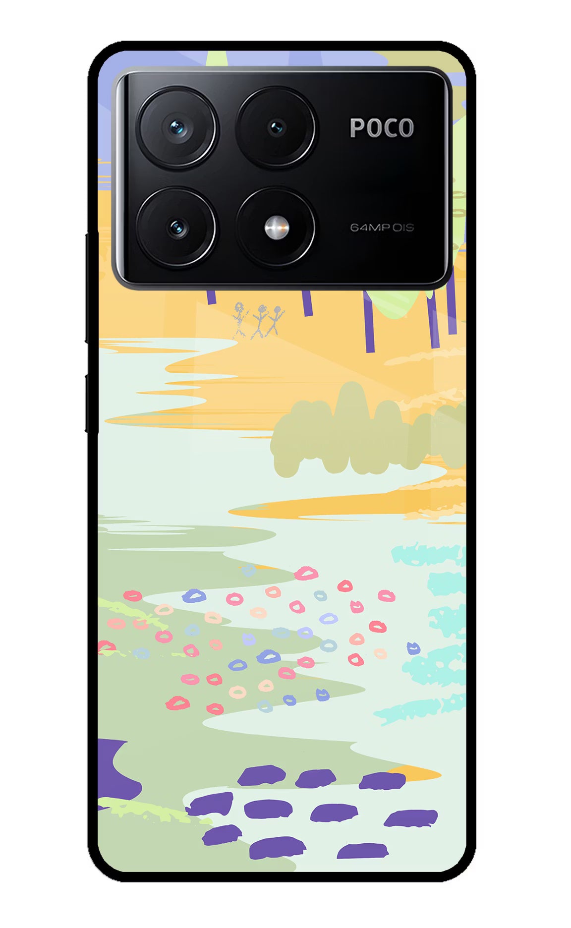 Scenery Poco X6 Pro Glass Case - Scenery Poco X6 Pro Glass Case Scenery Poco X6 Pro Glass Case