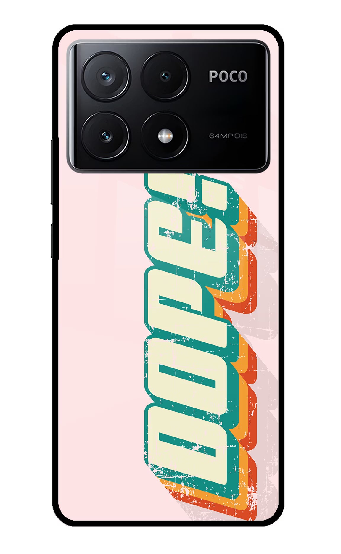 Dope Poco X6 Pro Glass Case - Dope Poco X6 Pro Glass Case Dope Poco X6 Pro Glass Case