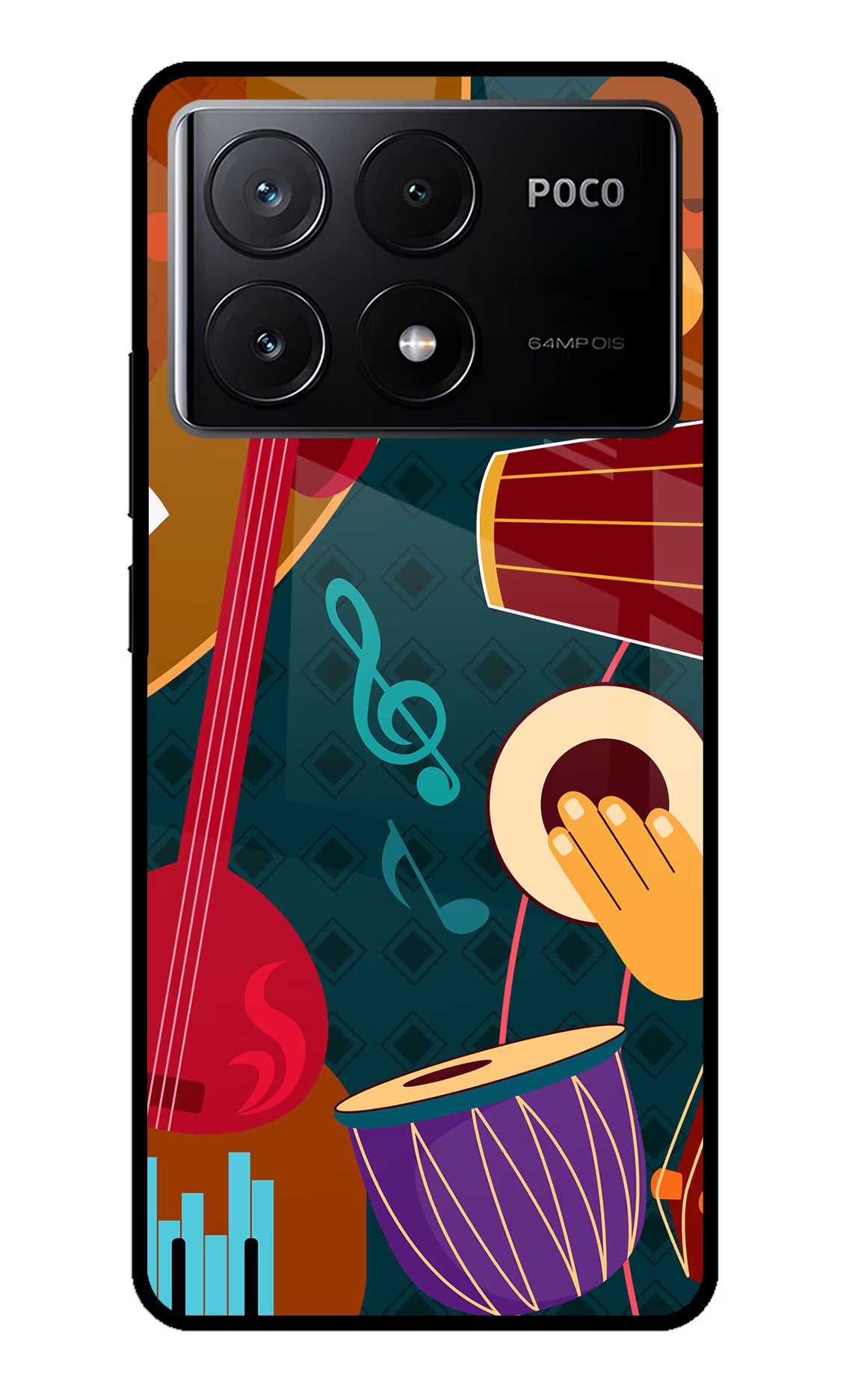 Music Instrument Poco X6 Pro Glass Case - Music Instrument Poco X6 Pro Glass Case Music Instrument Poco X6 Pro Glass Case