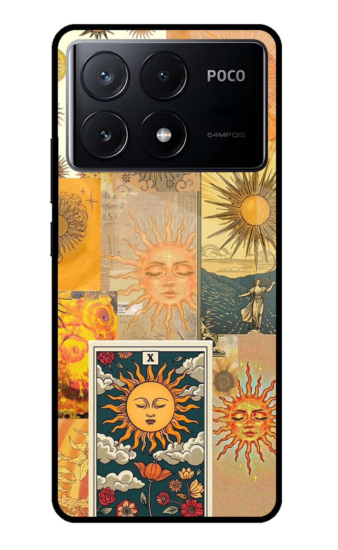 Sun Poco X6 Pro Glass Case - Sun Poco X6 Pro Glass Case Sun Poco X6 Pro Glass Case