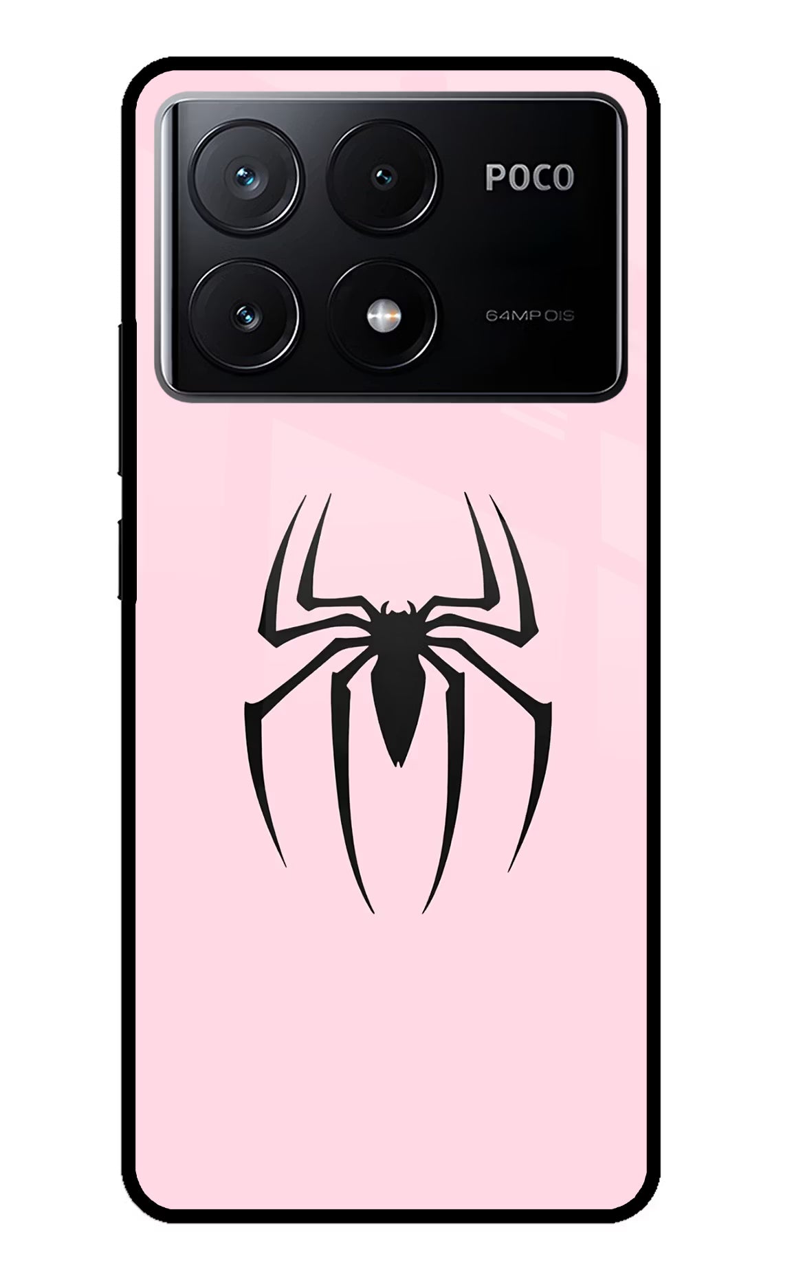 Peter Symbol Poco X6 Pro Glass Case - Peter Symbol Poco X6 Pro Glass Case Peter Symbol Poco X6 Pro Glass Case