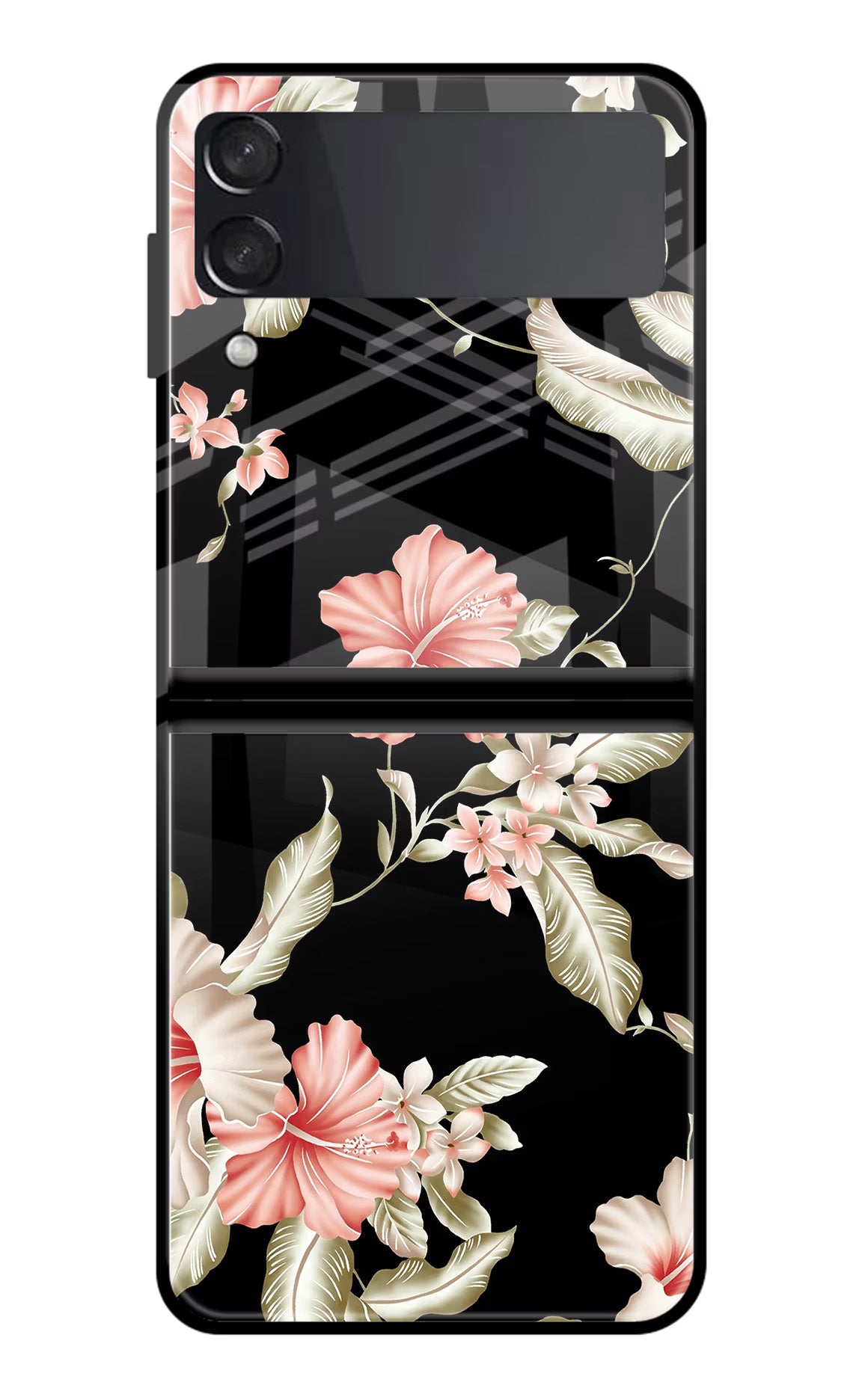 Flowers Samsung Galaxy Z Flip3 Glass Case - Flowers Samsung Galaxy Z Flip3 Glass Case Flowers Samsung Galaxy Z Flip3 Glass Case