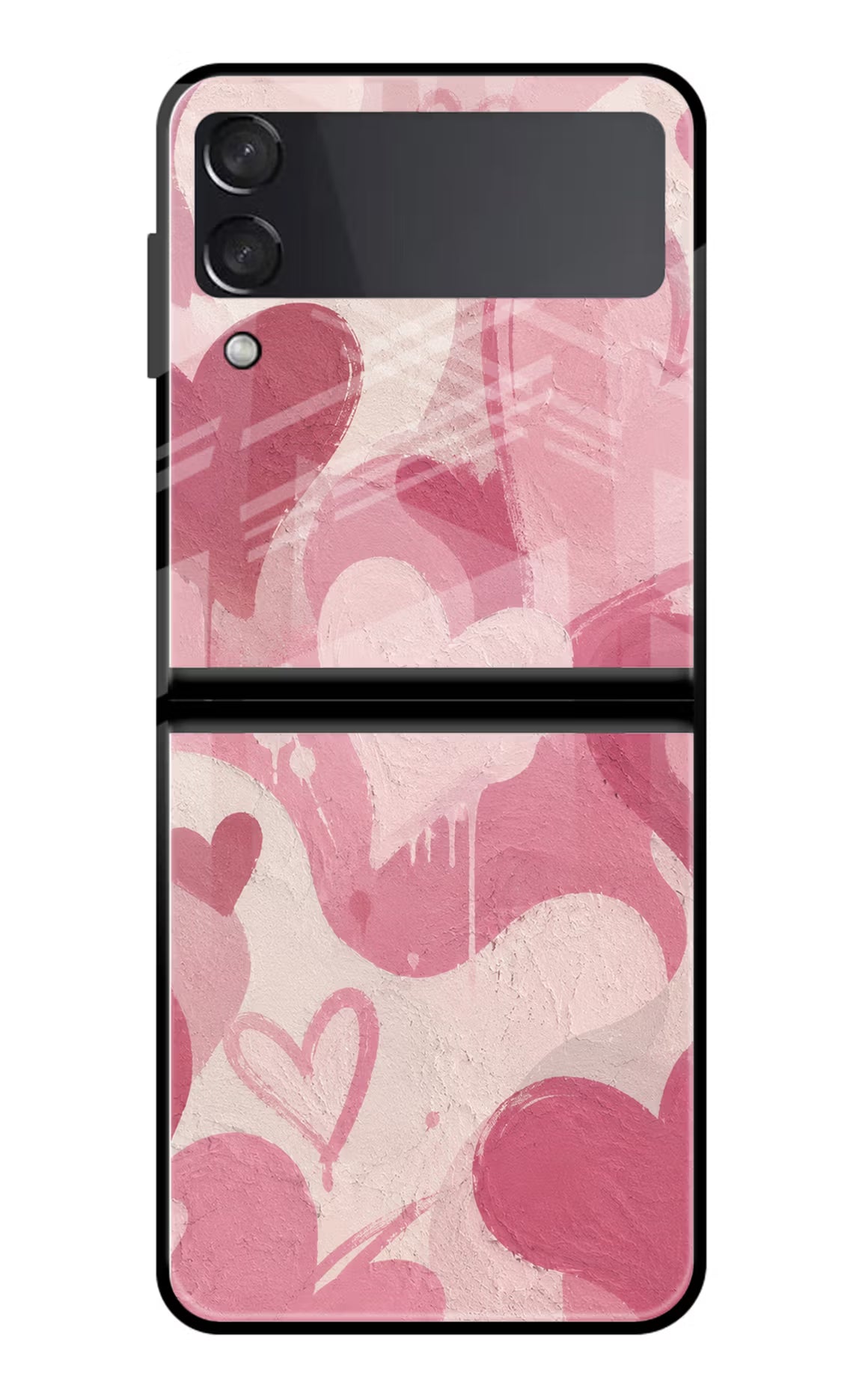 Hearty case Samsung Galaxy Z Flip3 Glass Case - Hearty case Samsung Galaxy Z Flip3 Glass Case Hearty case Samsung Galaxy Z Flip3 Glass Case