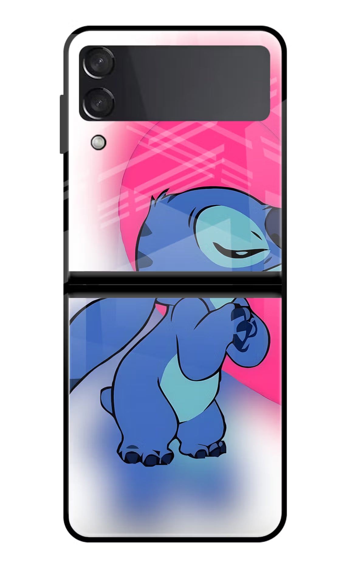Stitch Hug Samsung Galaxy Z Flip3 Glass Case - Stitch Hug Samsung Galaxy Z Flip3 Glass Case Stitch Hug Samsung Galaxy Z Flip3 Glass Case