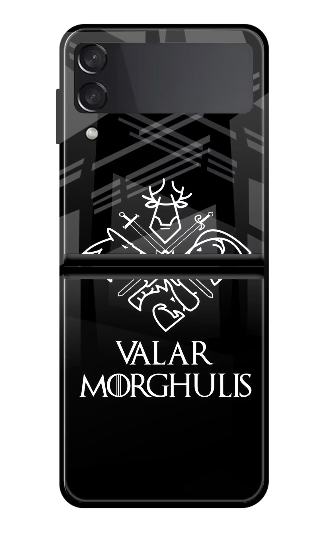 Valar Morghulis | Game Of Thrones Samsung Galaxy Z Flip4 Glass Case - Valar Morghulis | Game Of Thrones Samsung Galaxy Z Flip4 Glass Case Valar Morghulis | Game Of Thrones Samsung Galaxy Z Flip4 Glass Case