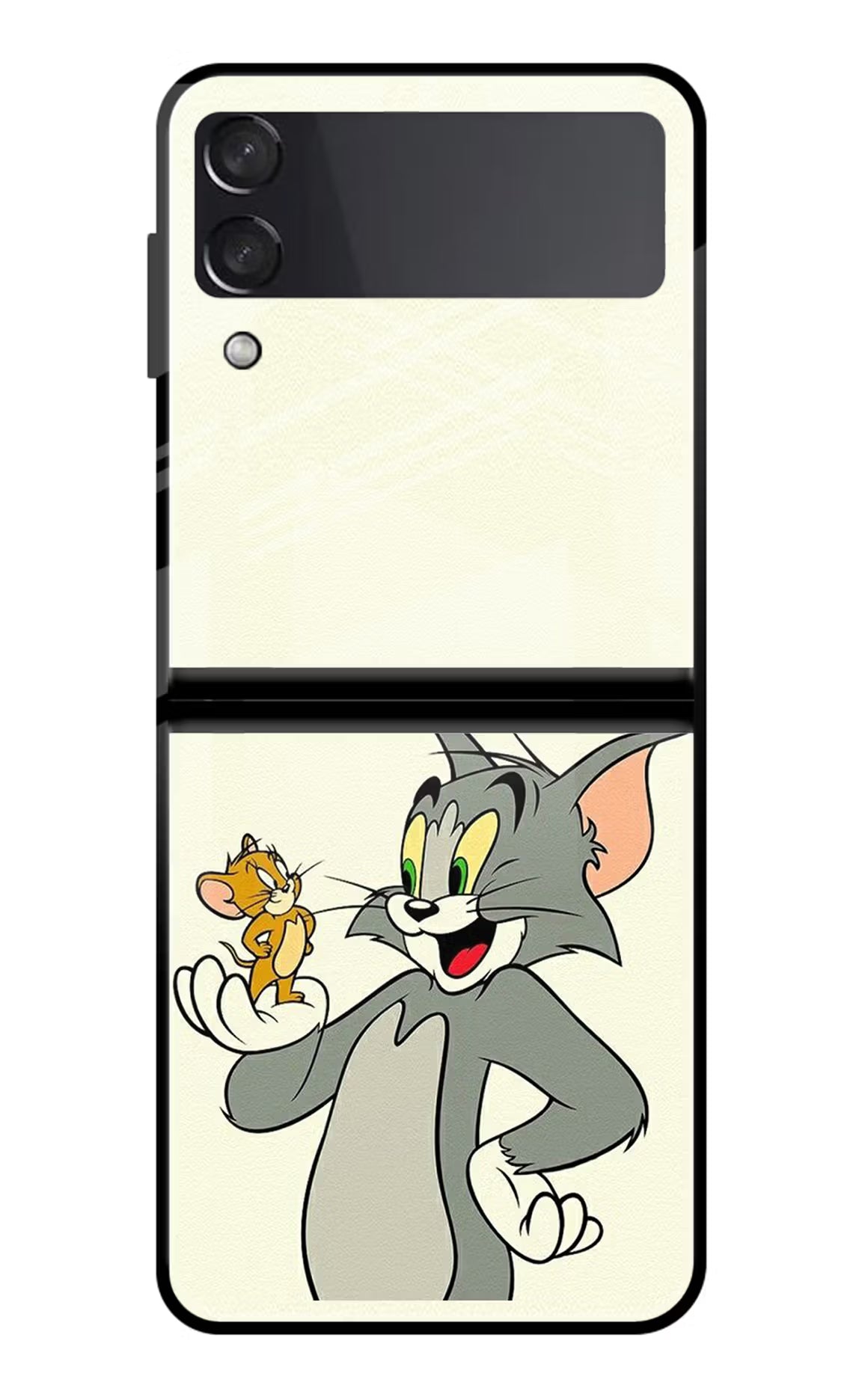 Tom & Jerry Samsung Galaxy Z Flip4 Glass Case - Tom & Jerry Samsung Galaxy Z Flip4 Glass Case Tom & Jerry Samsung Galaxy Z Flip4 Glass Case