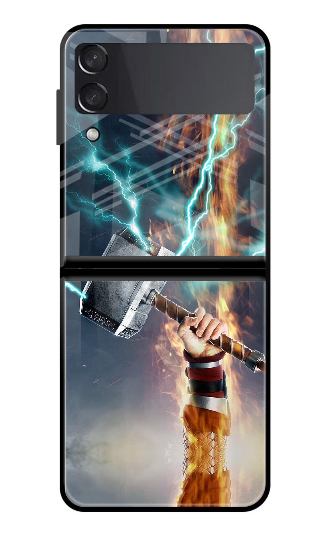 Thor Hammer Mjolnir Samsung Galaxy Z Flip4 Glass Case - Thor Hammer Mjolnir Samsung Galaxy Z Flip4 Glass Case Thor Hammer Mjolnir Samsung Galaxy Z Flip4 Glass Case