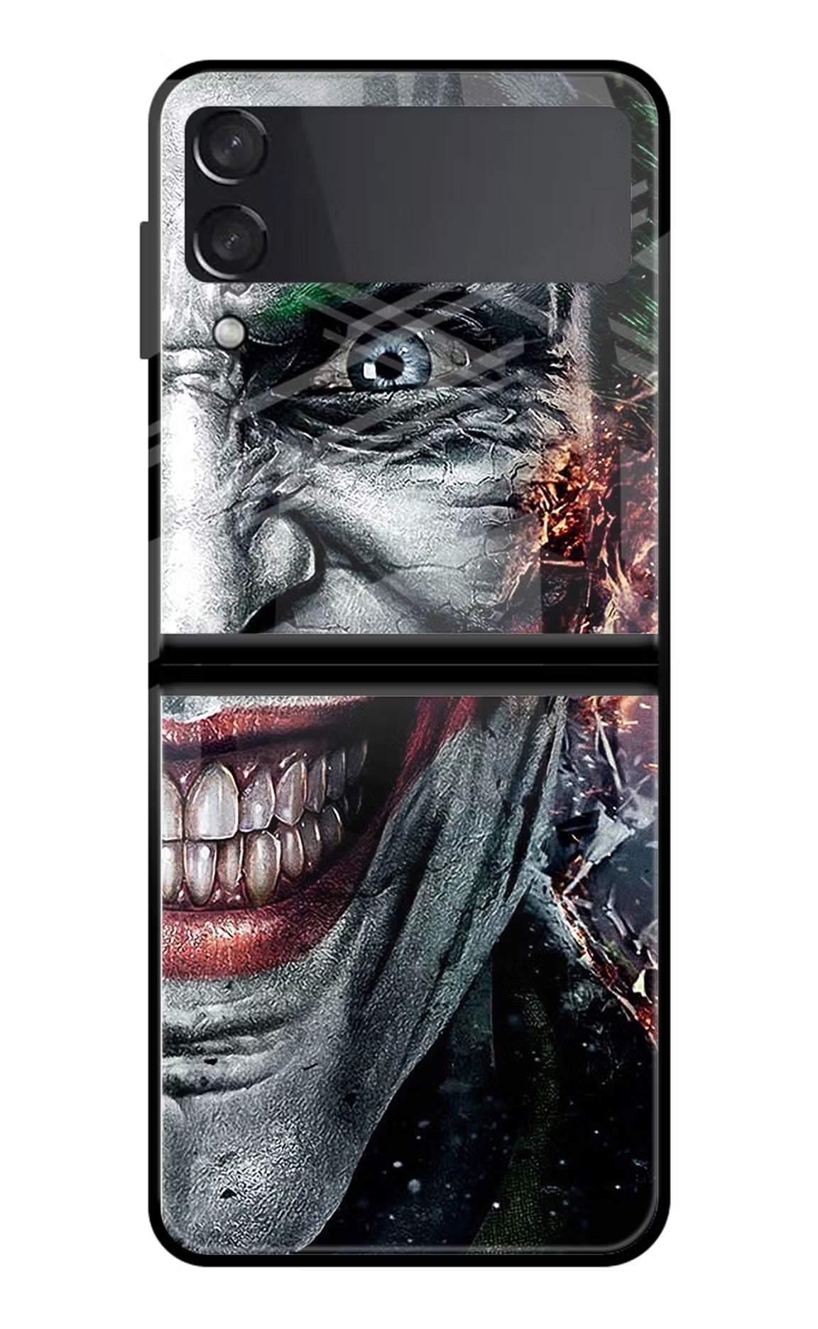 Joker Cam Samsung Galaxy Z Flip4 Glass Case - Joker Cam Samsung Galaxy Z Flip4 Glass Case Joker Cam Samsung Galaxy Z Flip4 Glass Case