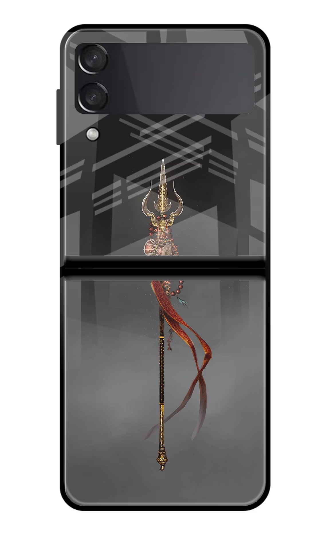 Shiv Trishul Samsung Galaxy Z Flip4 Glass Case - Shiv Trishul Samsung Galaxy Z Flip4 Glass Case Shiv Trishul Samsung Galaxy Z Flip4 Glass Case