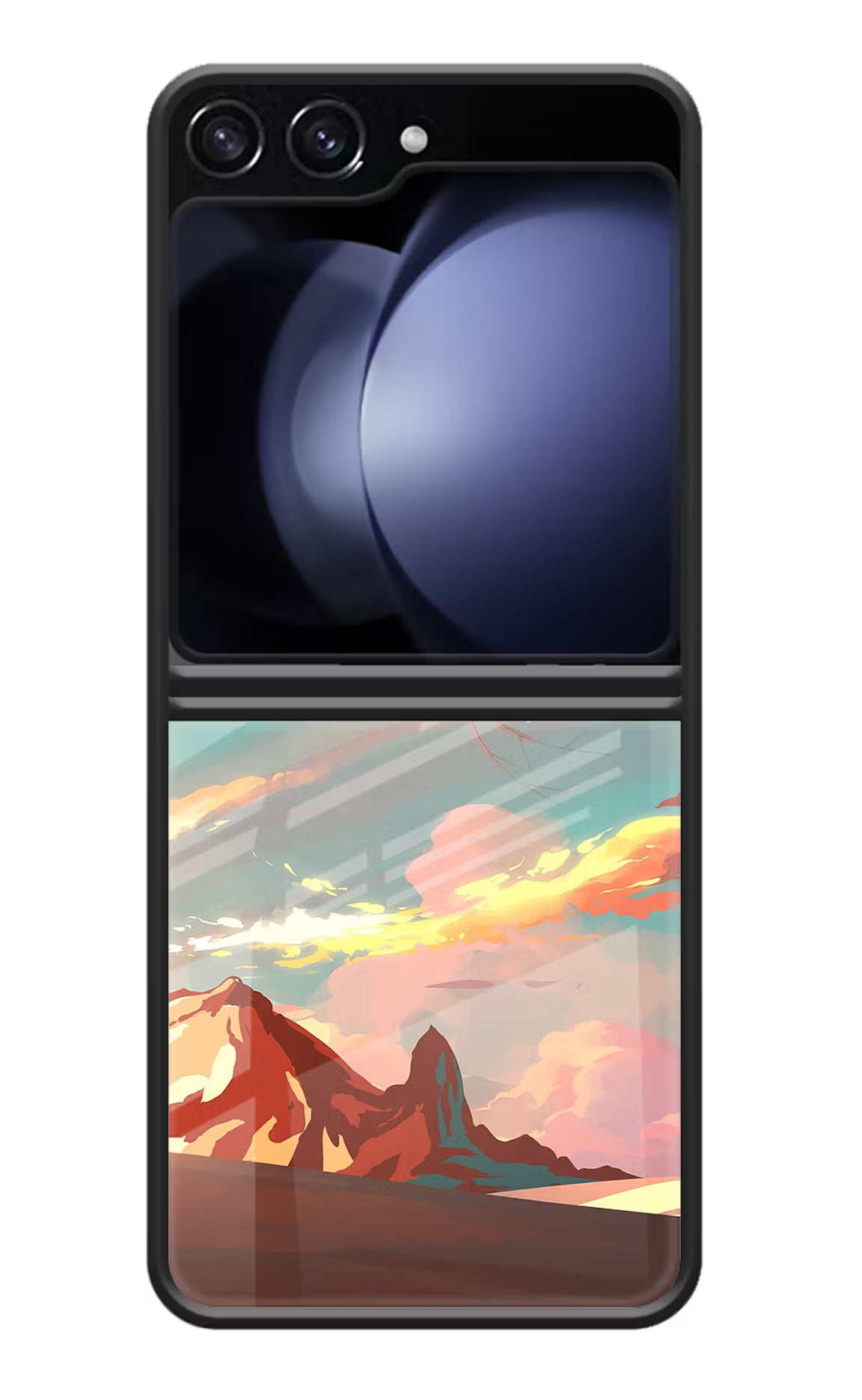 Scenery Samsung Galaxy Z Flip5 Glass Case - Scenery Samsung Galaxy Z Flip5 Glass Case Scenery Samsung Galaxy Z Flip5 Glass Case