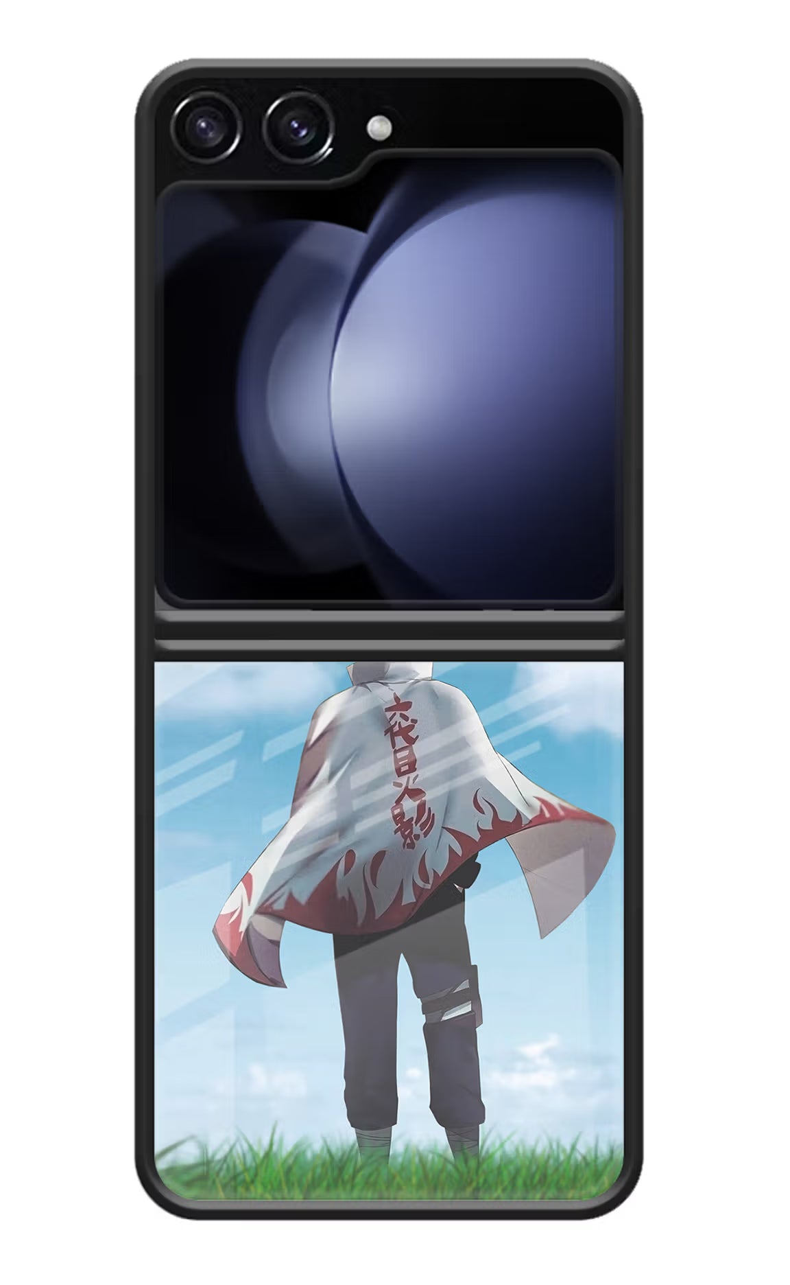 Kakashi Samsung Galaxy Z Flip5 Glass Case - Kakashi Samsung Galaxy Z Flip5 Glass Case Kakashi Samsung Galaxy Z Flip5 Glass Case