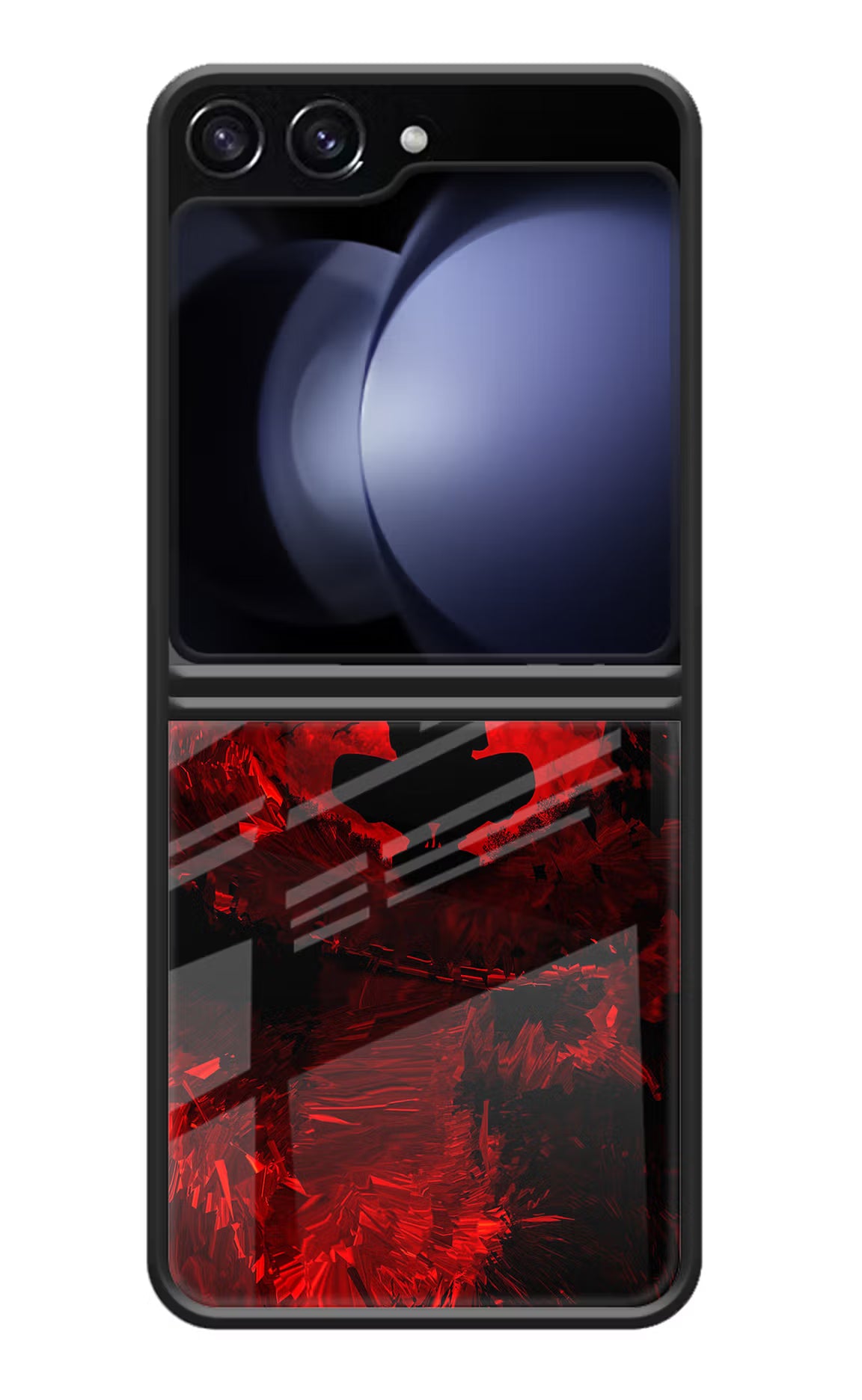 Itachi Uchiha Samsung Galaxy Z Flip5 Glass Case - Itachi Uchiha Samsung Galaxy Z Flip5 Glass Case Itachi Uchiha Samsung Galaxy Z Flip5 Glass Case