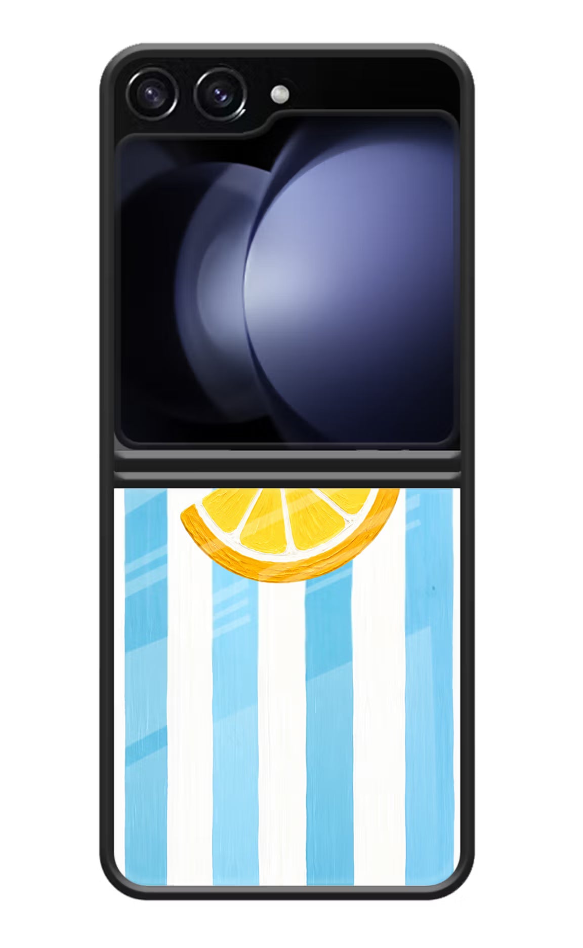 Summer Lemon Samsung Galaxy Z Flip5 Glass Case - Summer Lemon Samsung Galaxy Z Flip5 Glass Case Summer Lemon Samsung Galaxy Z Flip5 Glass Case