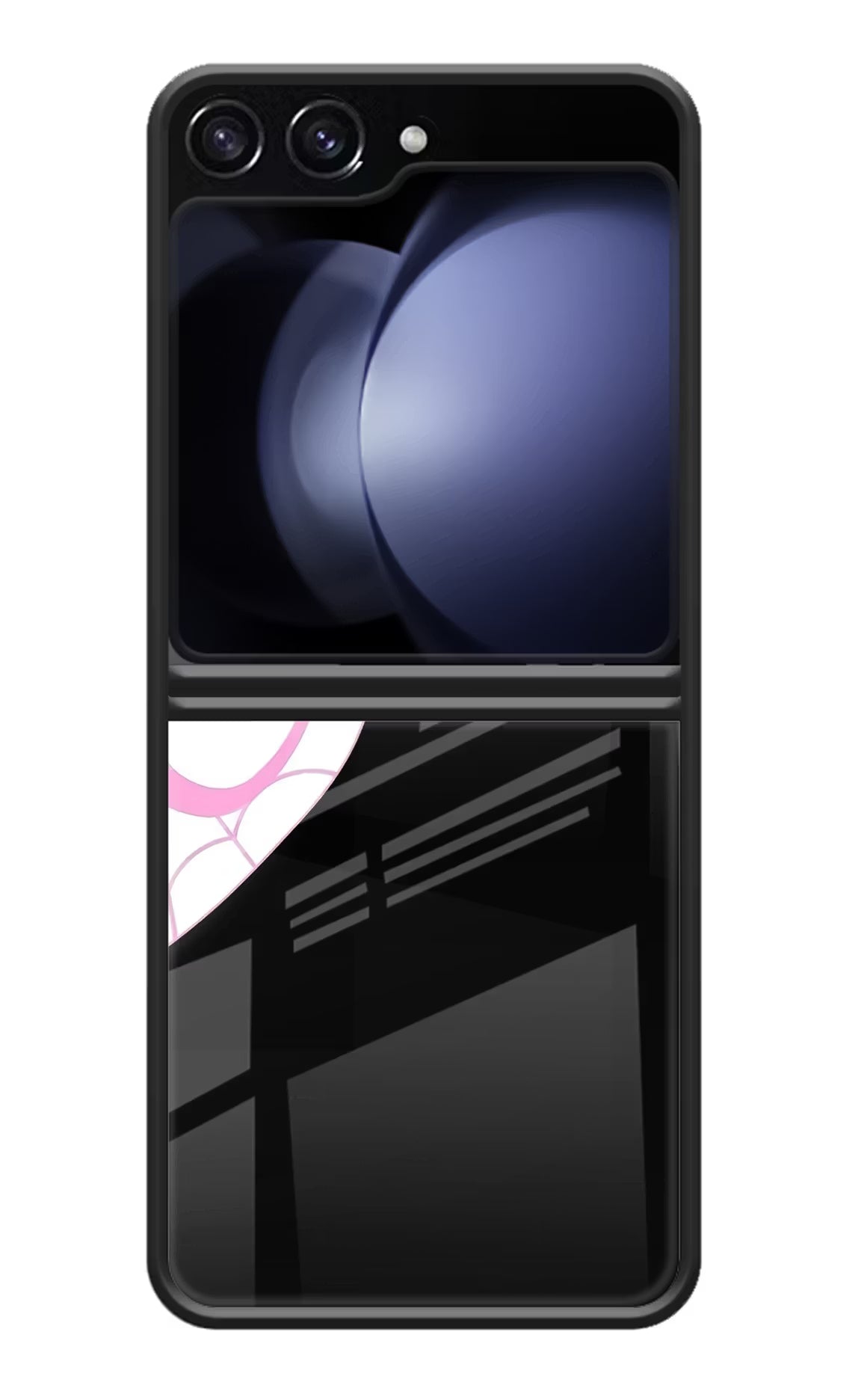 Gwen Mask Samsung Galaxy Z Flip5 Glass Case - Gwen Mask Samsung Galaxy Z Flip5 Glass Case Gwen Mask Samsung Galaxy Z Flip5 Glass Case