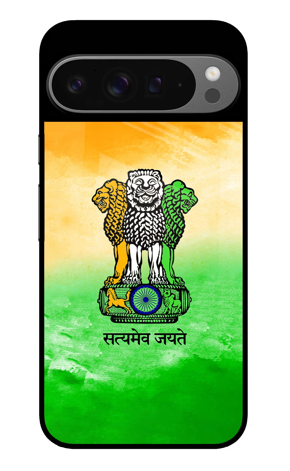 Satyamev Jayate Flag Google Pixel 9 Pro XL Glass Case - Satyamev Jayate Flag Google Pixel 9 Pro XL Glass Case Satyamev Jayate Flag Google Pixel 9 Pro XL Glass Case