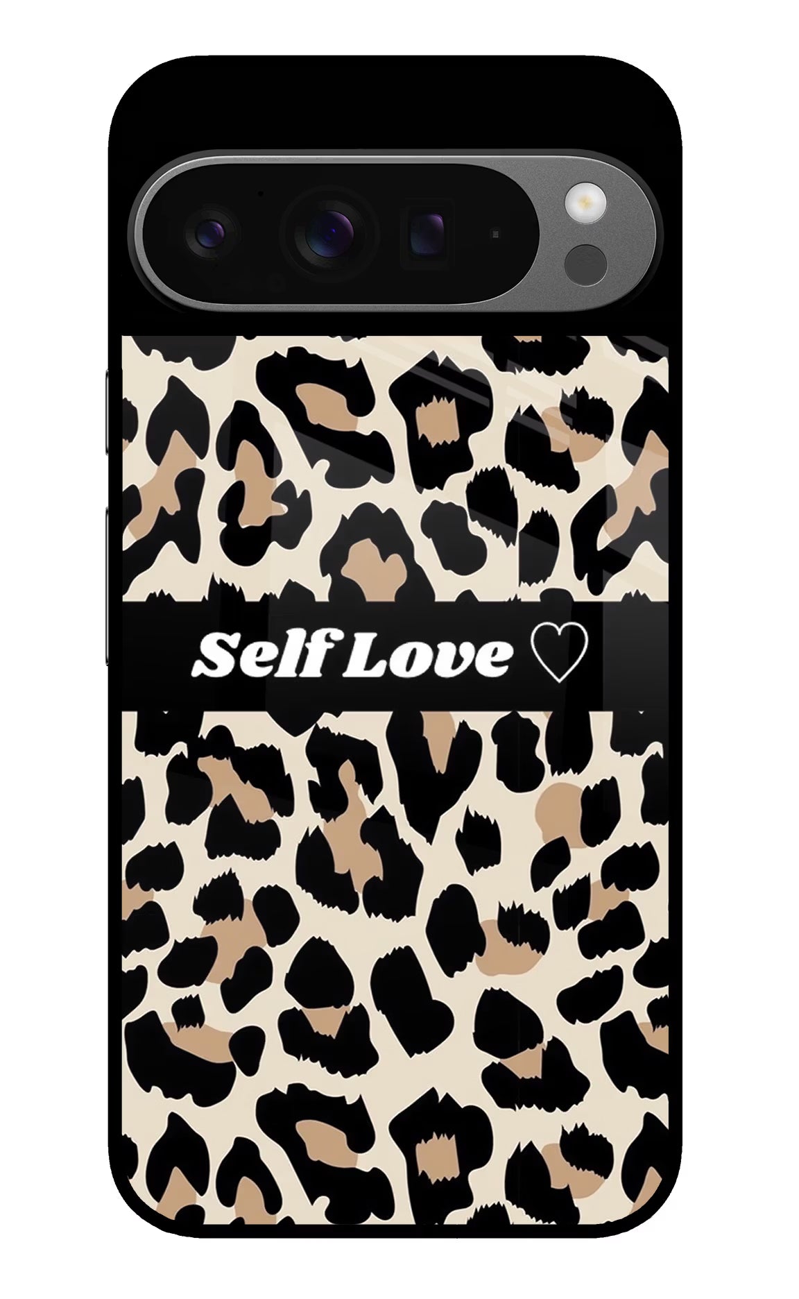 Leopard Print Self Love Google Pixel 9 Pro XL Glass Case - Leopard Print Self Love Google Pixel 9 Pro XL Glass Case Leopard Print Self Love Google Pixel 9 Pro XL Glass Case