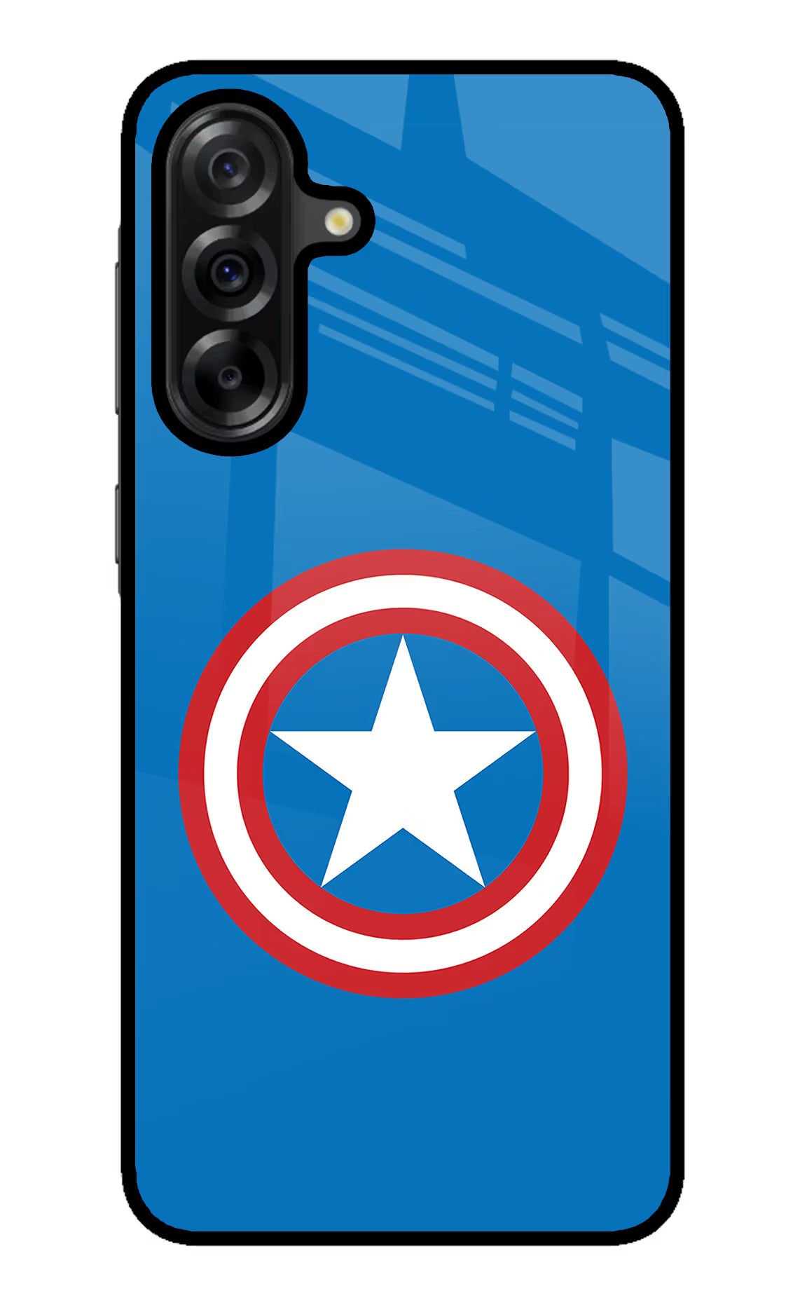 Captain America Logo Samsung A36 5G Glass Case - Captain America Logo Samsung A36 5G Glass Case Captain America Logo Samsung A36 5G Glass Case