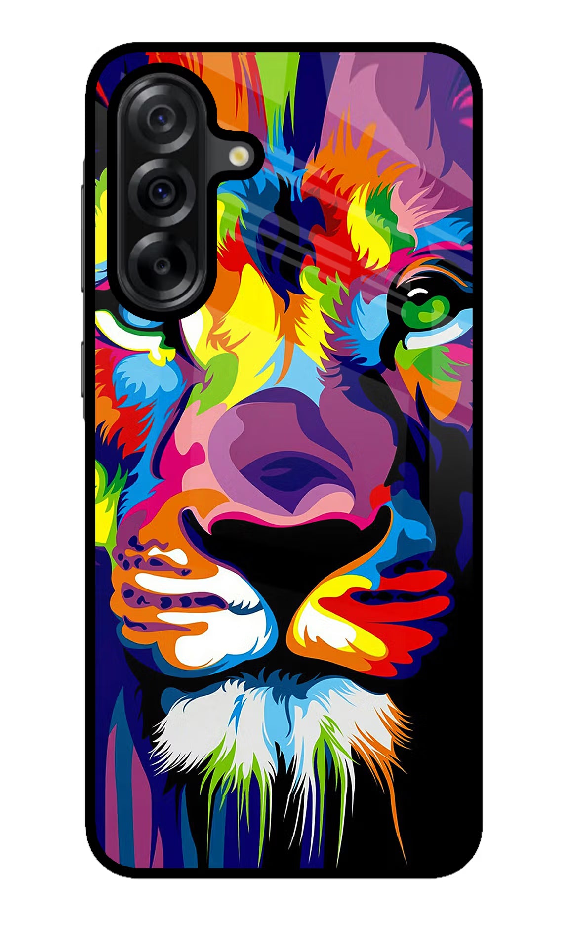 Lion Samsung A36 5G Glass Case - Lion Samsung A36 5G Glass Case Lion Samsung A36 5G Glass Case