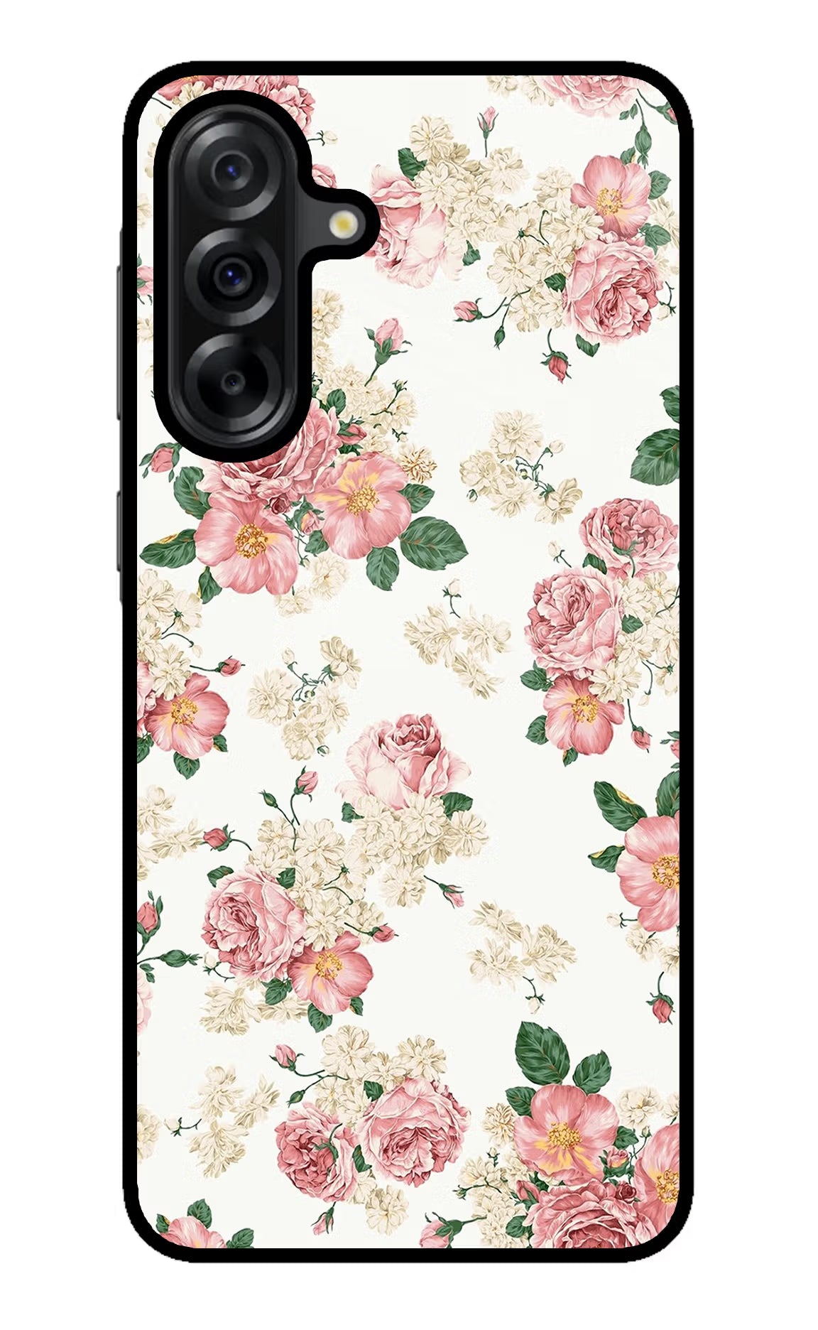 Flowers Samsung A36 5G Glass Case - Flowers Samsung A36 5G Glass Case Flowers Samsung A36 5G Glass Case