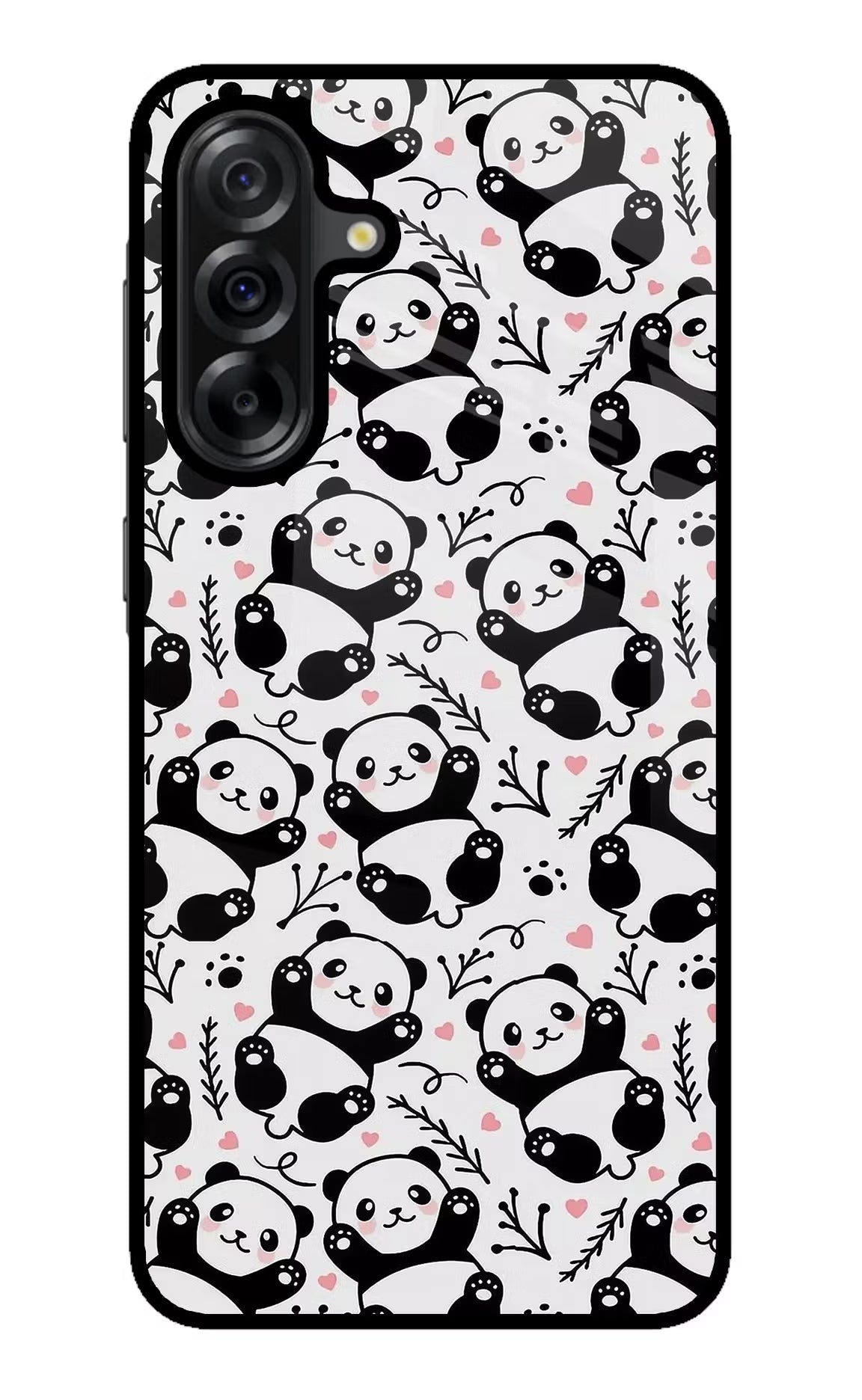 Cute Panda Samsung A36 5G Glass Case - Cute Panda Samsung A36 5G Glass Case Cute Panda Samsung A36 5G Glass Case