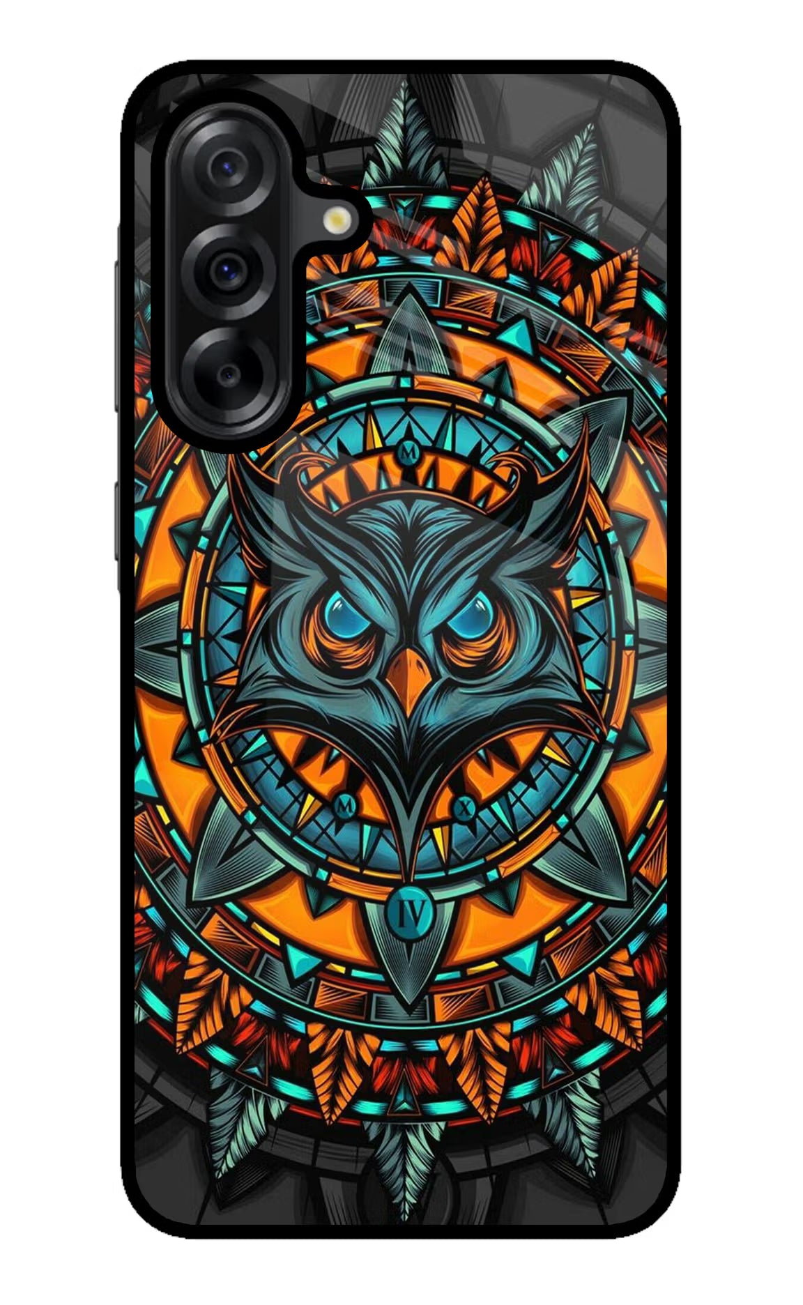 Angry Owl Art Samsung A36 5G Glass Case - Angry Owl Art Samsung A36 5G Glass Case Angry Owl Art Samsung A36 5G Glass Case