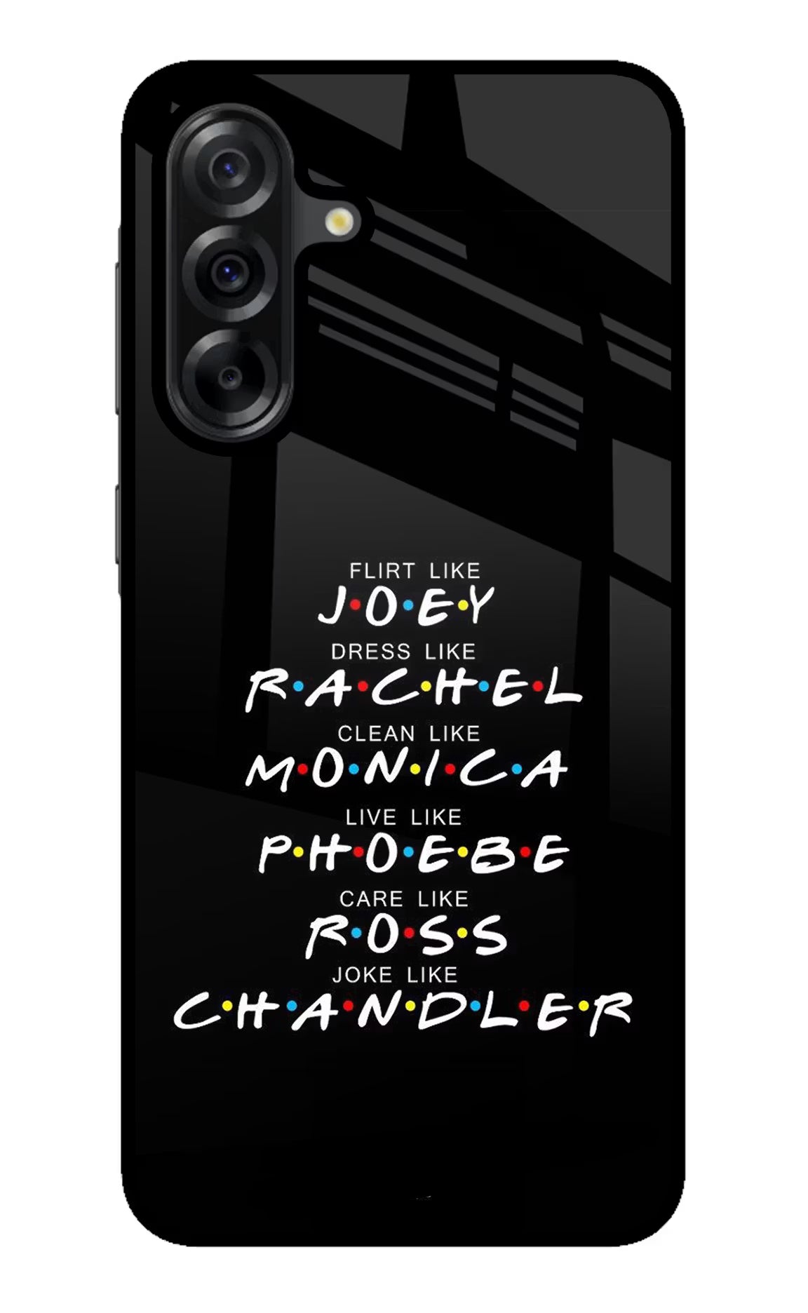 FRIENDS Character Samsung A36 5G Glass Case - FRIENDS Character Samsung A36 5G Glass Case FRIENDS Character Samsung A36 5G Glass Case