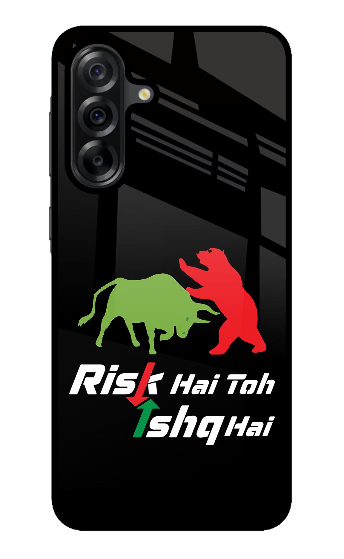 Risk Hai Toh Ishq Hai Samsung A36 5G Glass Case - Risk Hai Toh Ishq Hai Samsung A36 5G Glass Case Risk Hai Toh Ishq Hai Samsung A36 5G Glass Case