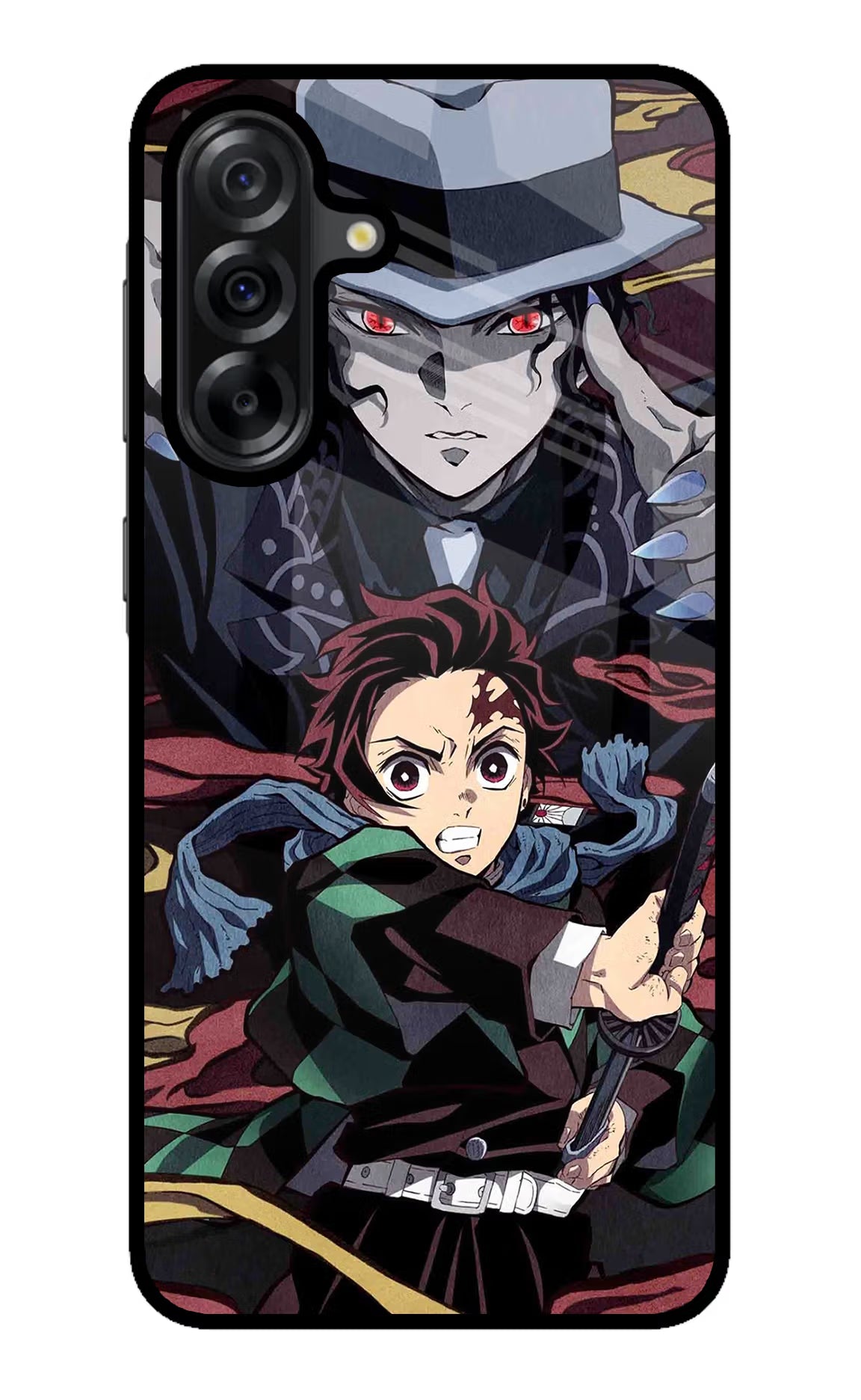Demon Slayer Samsung A36 5G Glass Case - Demon Slayer Samsung A36 5G Glass Case Demon Slayer Samsung A36 5G Glass Case