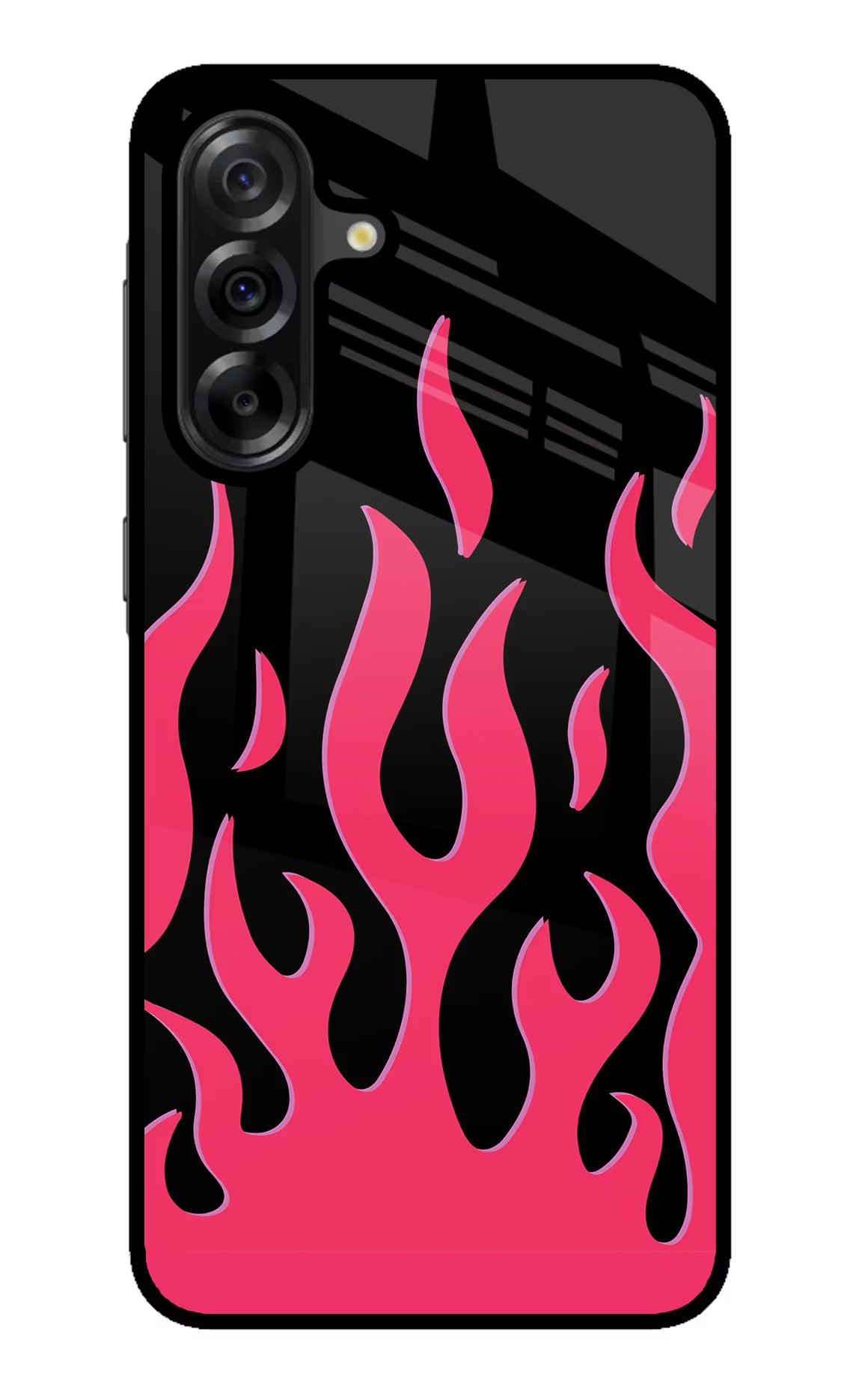 Fire Flames Samsung A36 5G Glass Case - Fire Flames Samsung A36 5G Glass Case Fire Flames Samsung A36 5G Glass Case