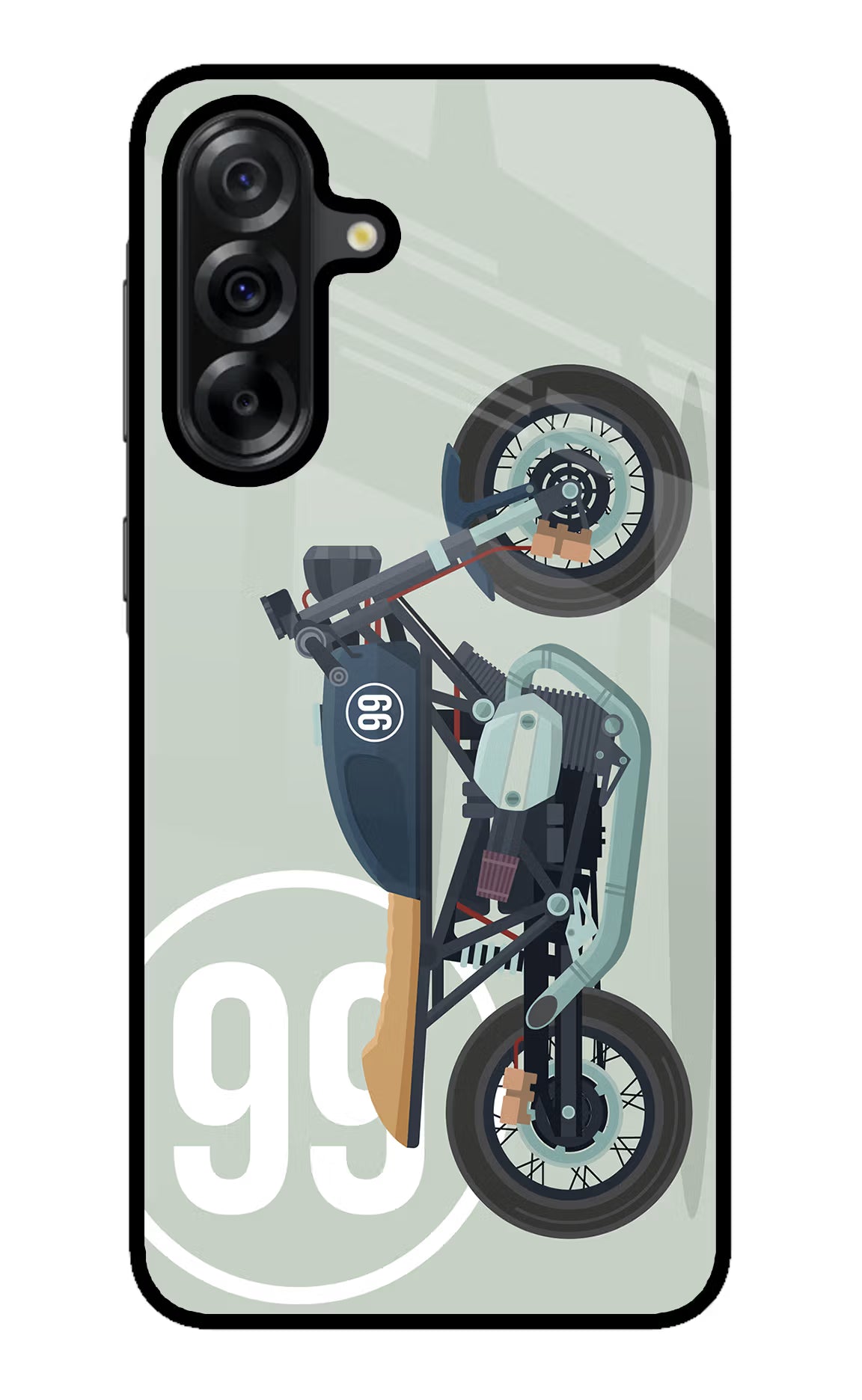 Classic Cafe Racer 99 Samsung A36 5G Glass Case - Classic Cafe Racer 99 Samsung A36 5G Glass Case Classic Cafe Racer 99 Samsung A36 5G Glass Case