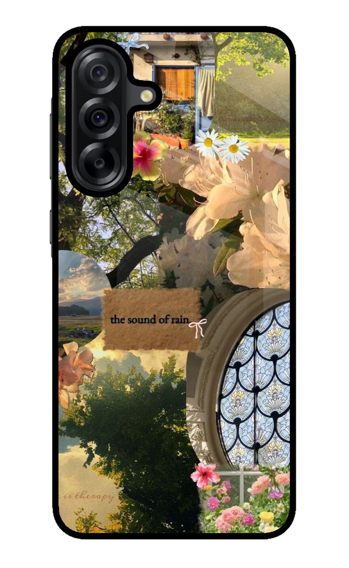 Rain Samsung A36 5G Glass Case - Rain Samsung A36 5G Glass Case Rain Samsung A36 5G Glass Case
