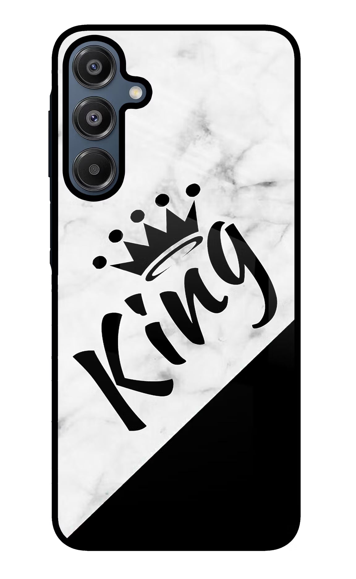 King Samsung A16 5G Glass Case Back Cover by Casekaro