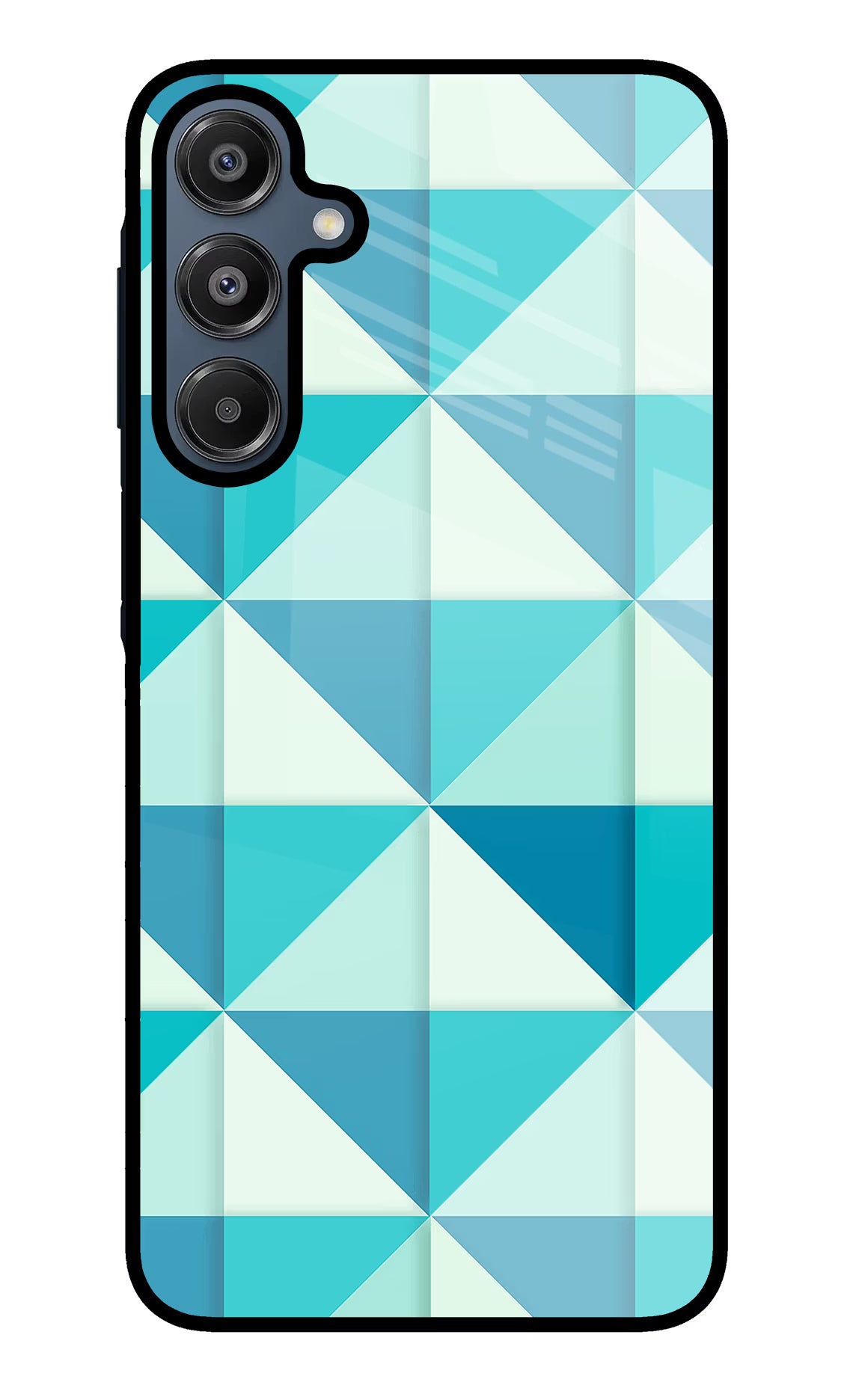 Abstract Samsung A16 5G Glass Case Back Cover by Casekaro