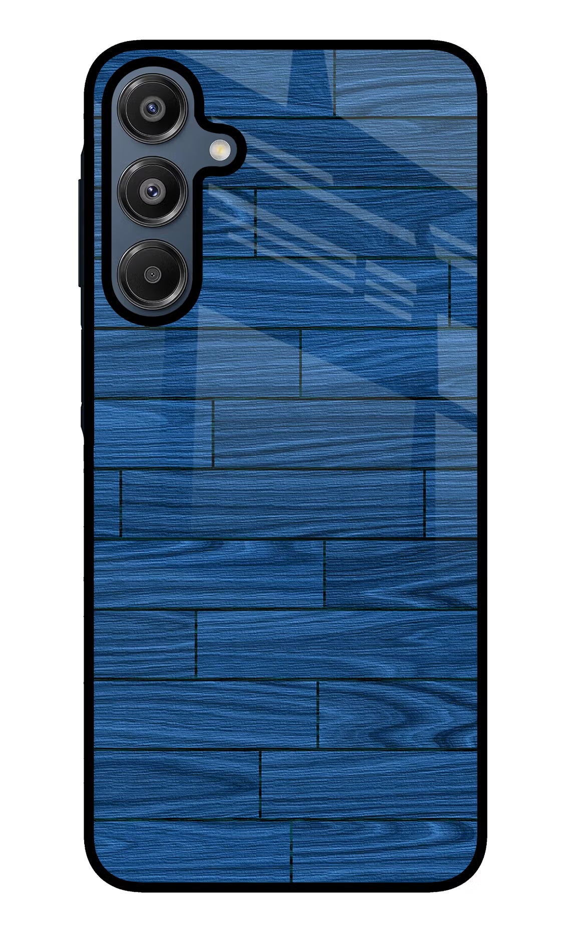 Wooden Texture Samsung A16 5G Glass Case Back Cover by Casekaro