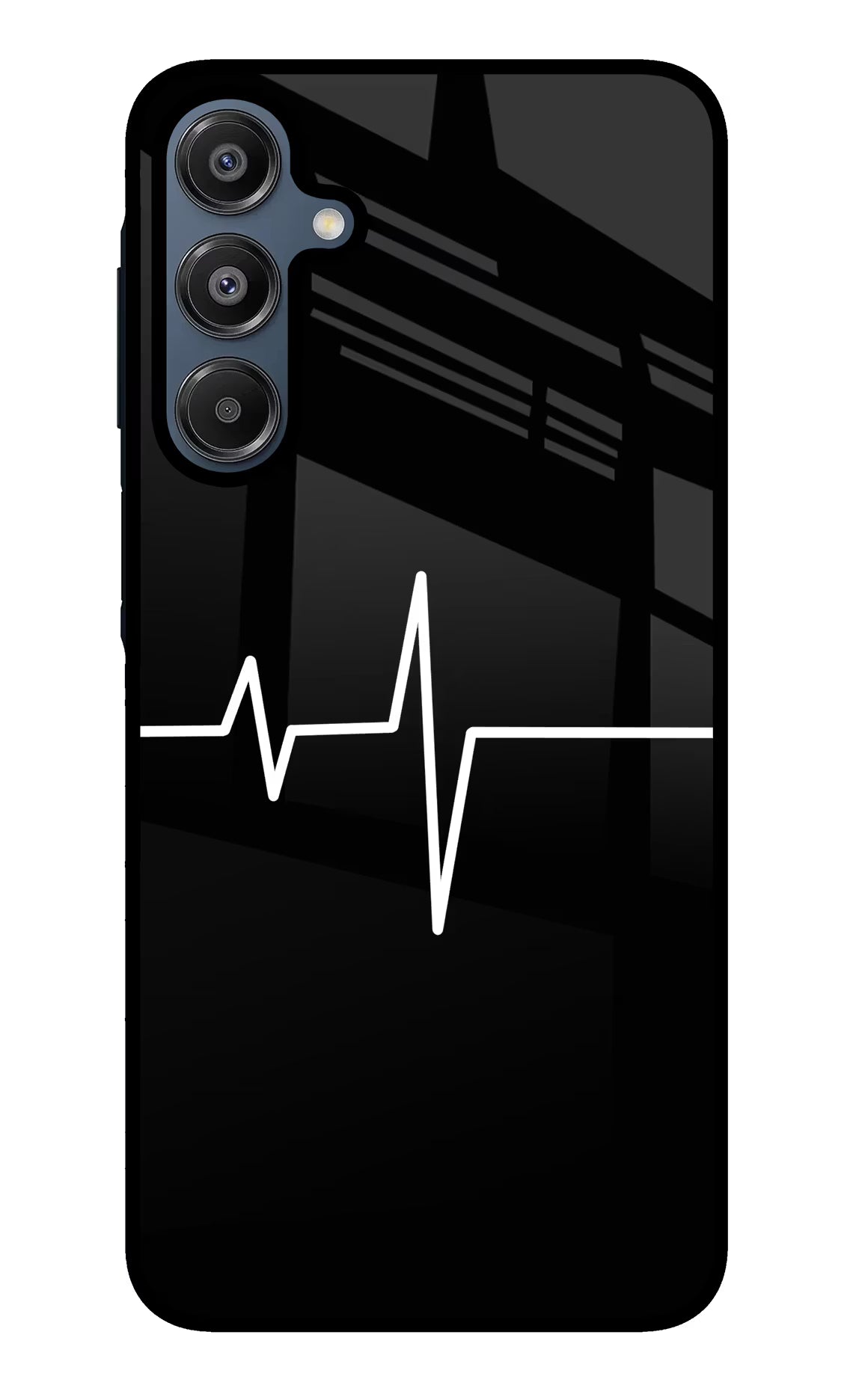 Heart Beats Samsung A16 5G Glass Case Back Cover by Casekaro
