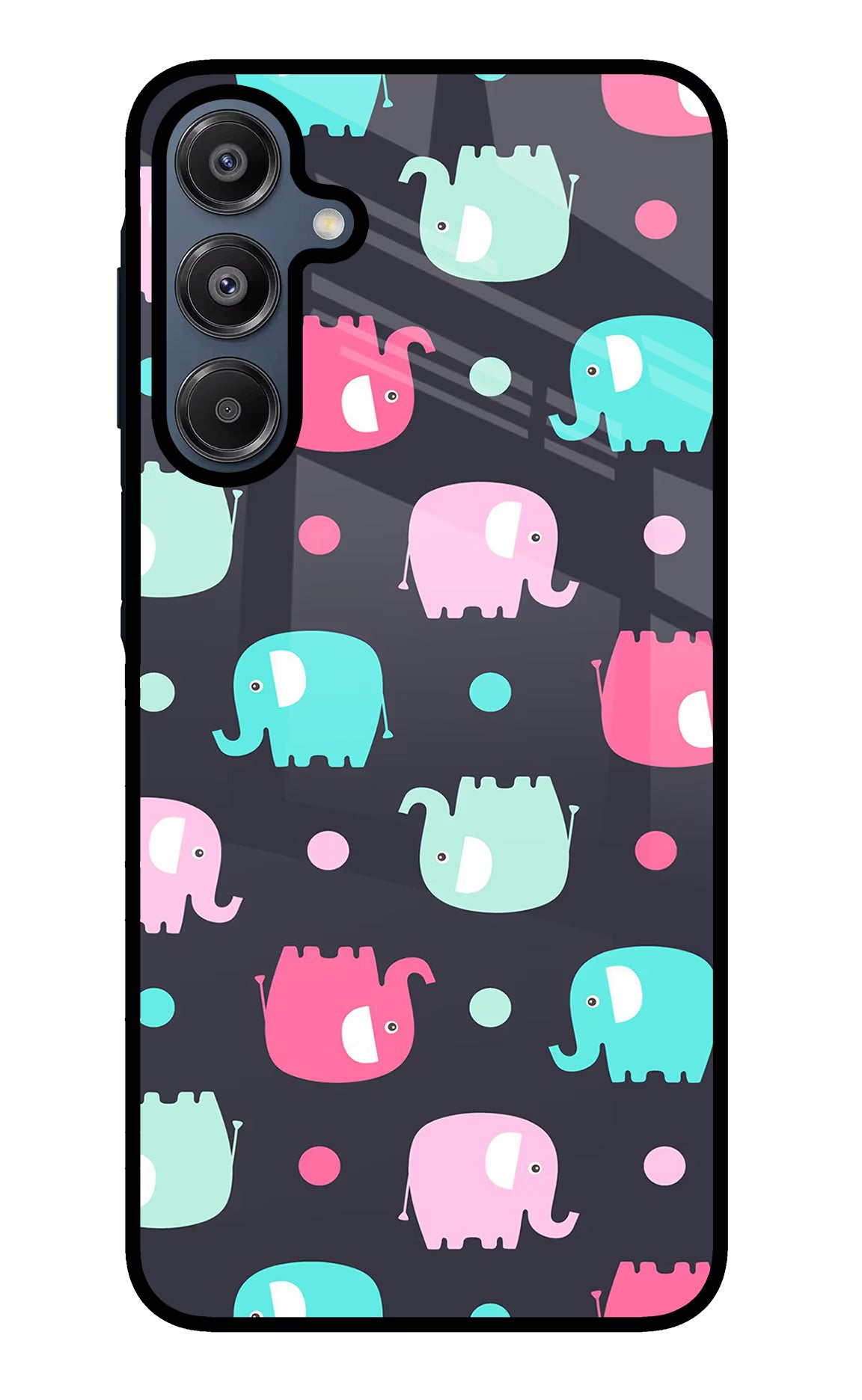 Elephants Samsung A16 5G Glass Case - Elephants Samsung A16 5G Glass Case Elephants Samsung A16 5G Glass Case