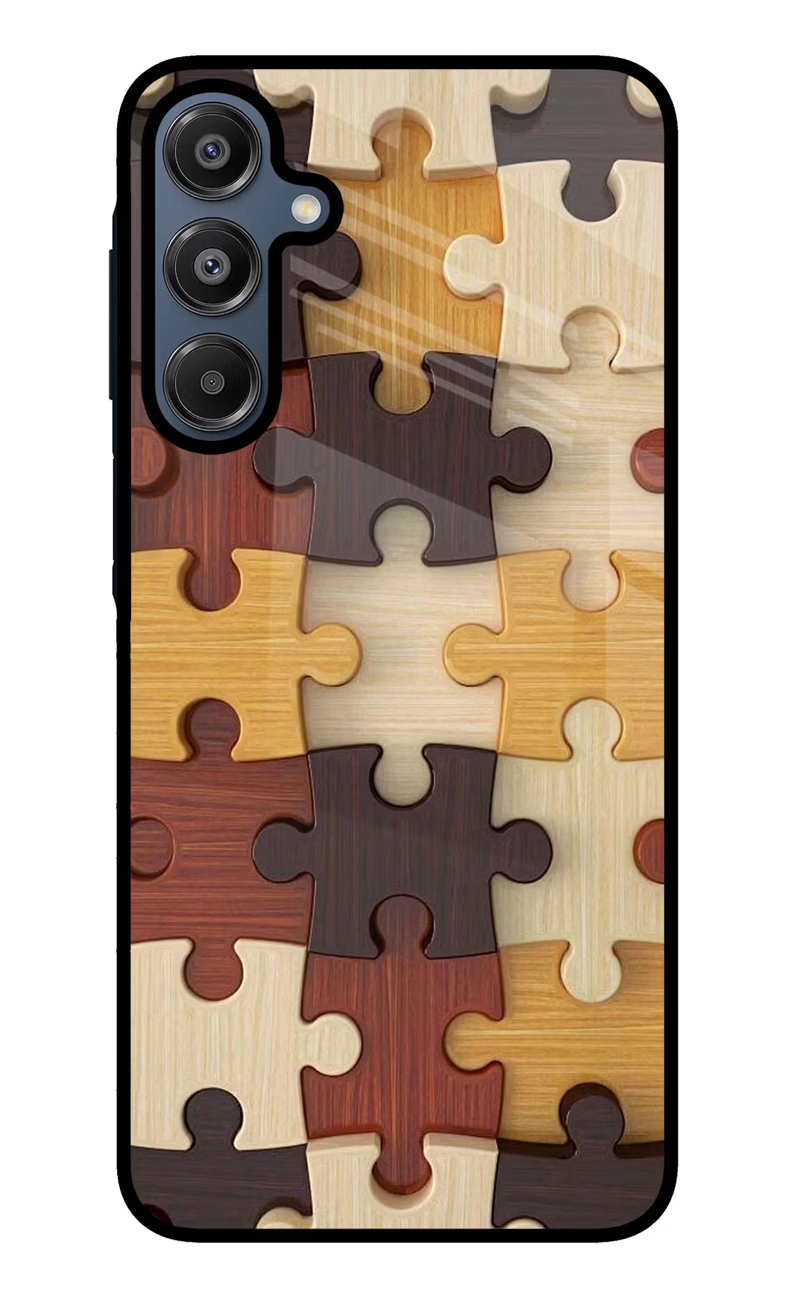 Wooden Puzzle Samsung A16 5G Glass Case - Wooden Puzzle Samsung A16 5G Glass Case Wooden Puzzle Samsung A16 5G Glass Case