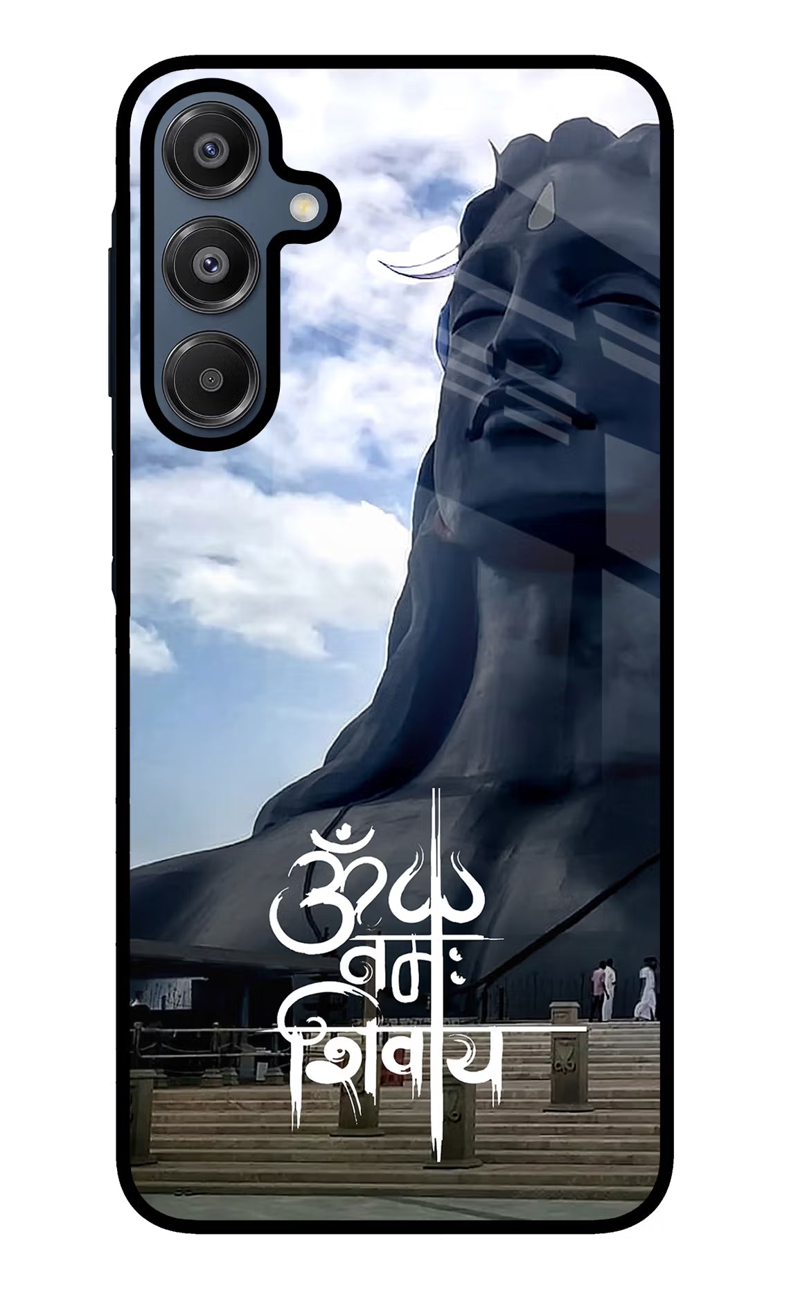 Om Namah Shivay Samsung A16 5G Glass Case Back Cover by Casekaro
