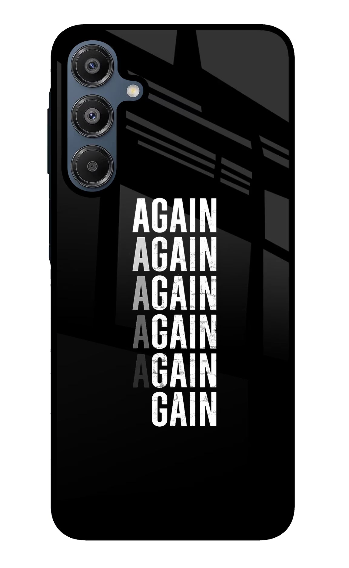 Again Again Gain Samsung A16 5G Glass Case - Again Again Gain Samsung A16 5G Glass Case Again Again Gain Samsung A16 5G Glass Case